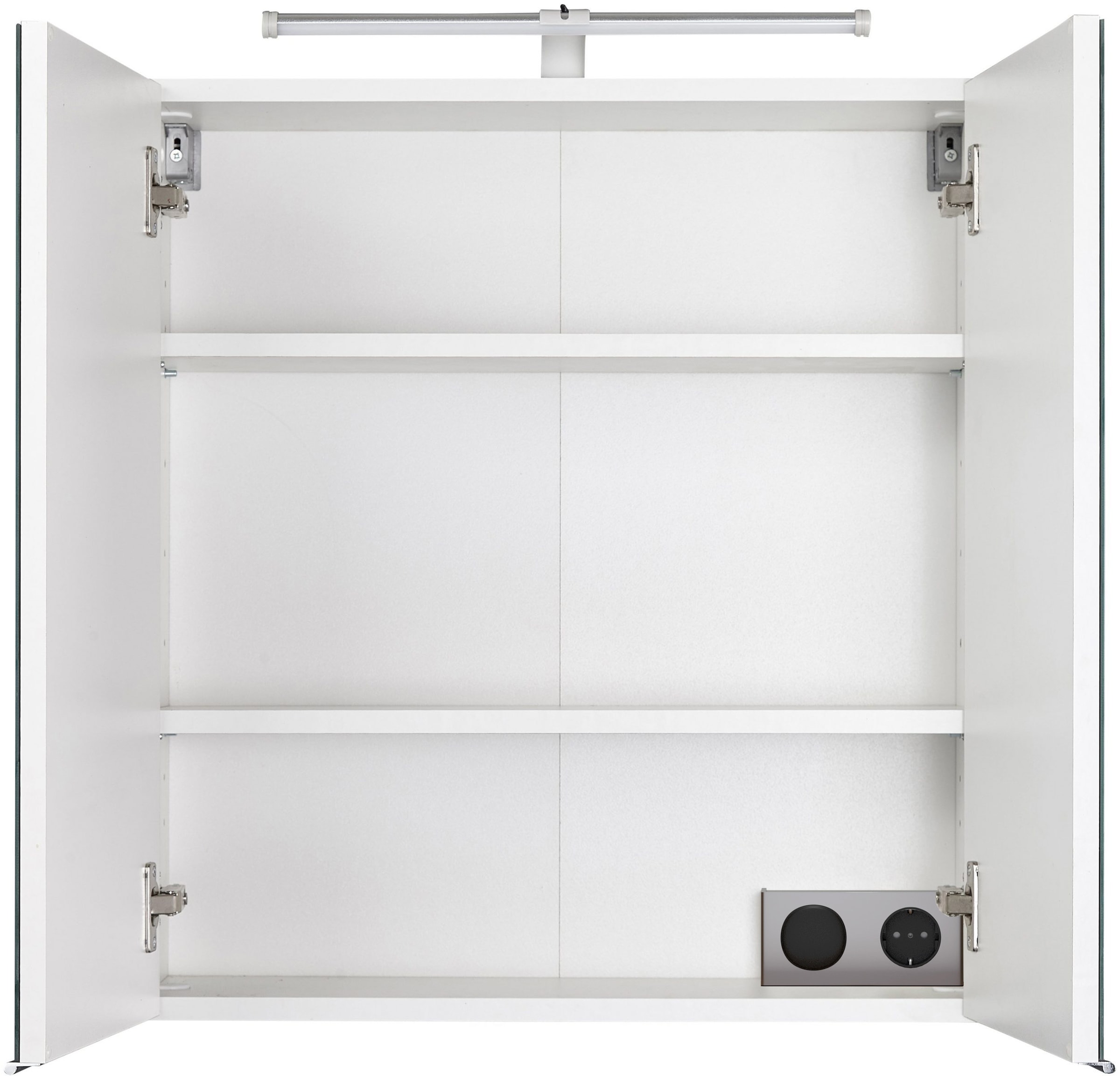 welltime Spiegelschrank »Turin« Breite 60 cm, mit LED-Aufbauleuchte