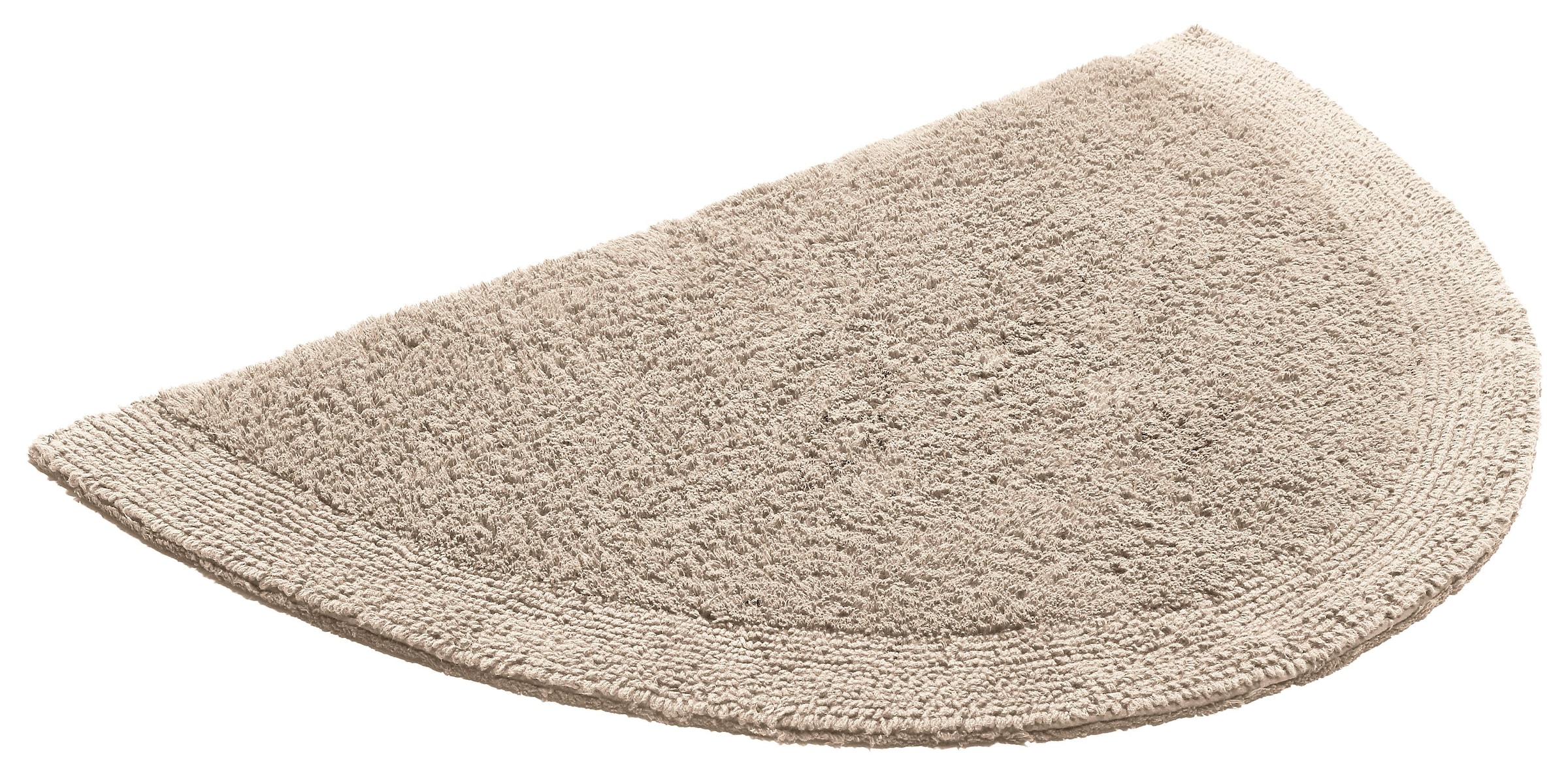 my home Badematte »Kapra, Badvorleger, Badezimmer Teppich«, beidseitig nutzbar-fußbodenheizungsgeeignet-strapazierfähig, mit Bordüre, Badteppich, Badematte