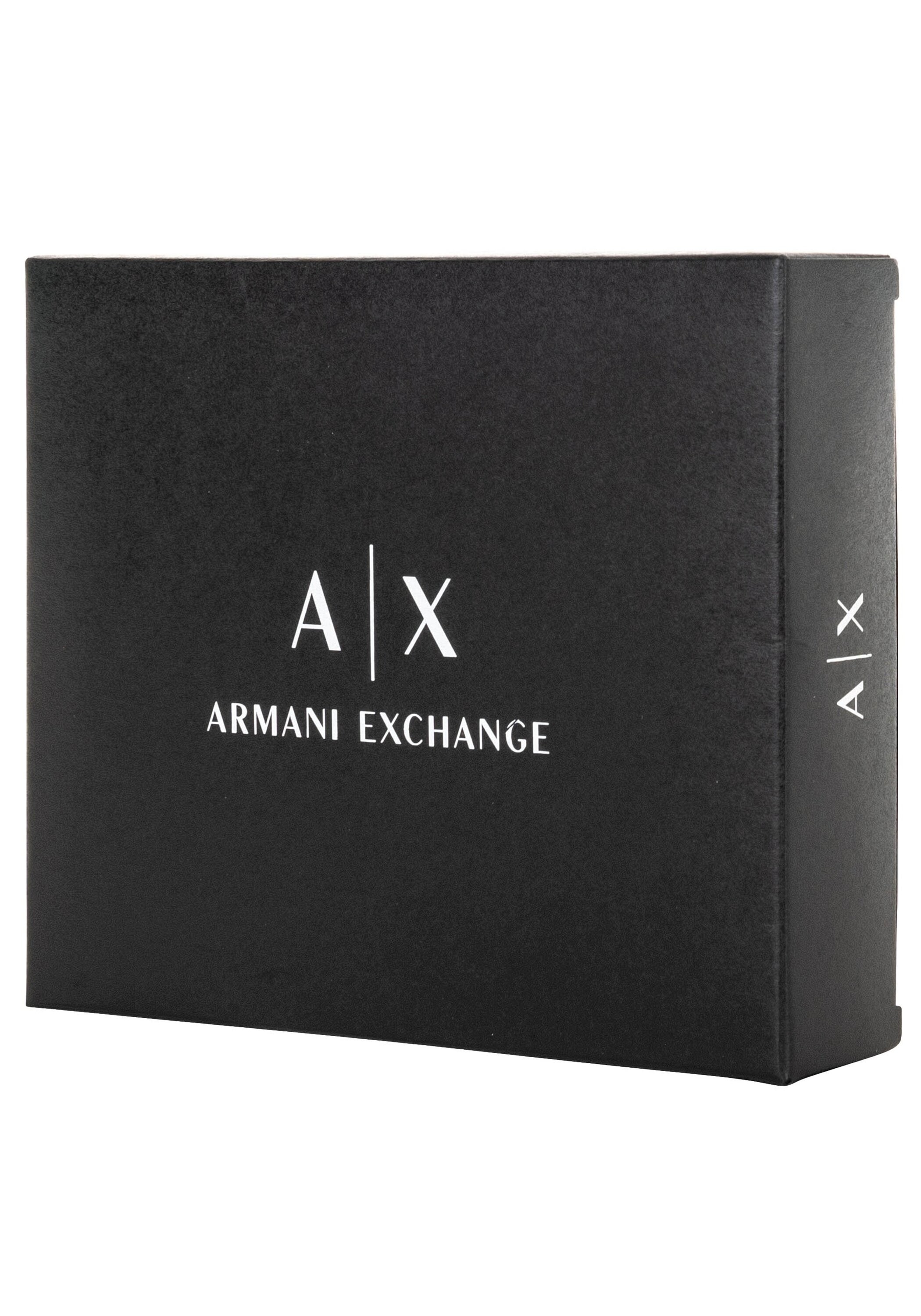 ARMANI EXCHANGE Geldbörse »Geldbörse PLAIN LEATHER BIFOLD WITH COIN POCKET 1er Pack«
