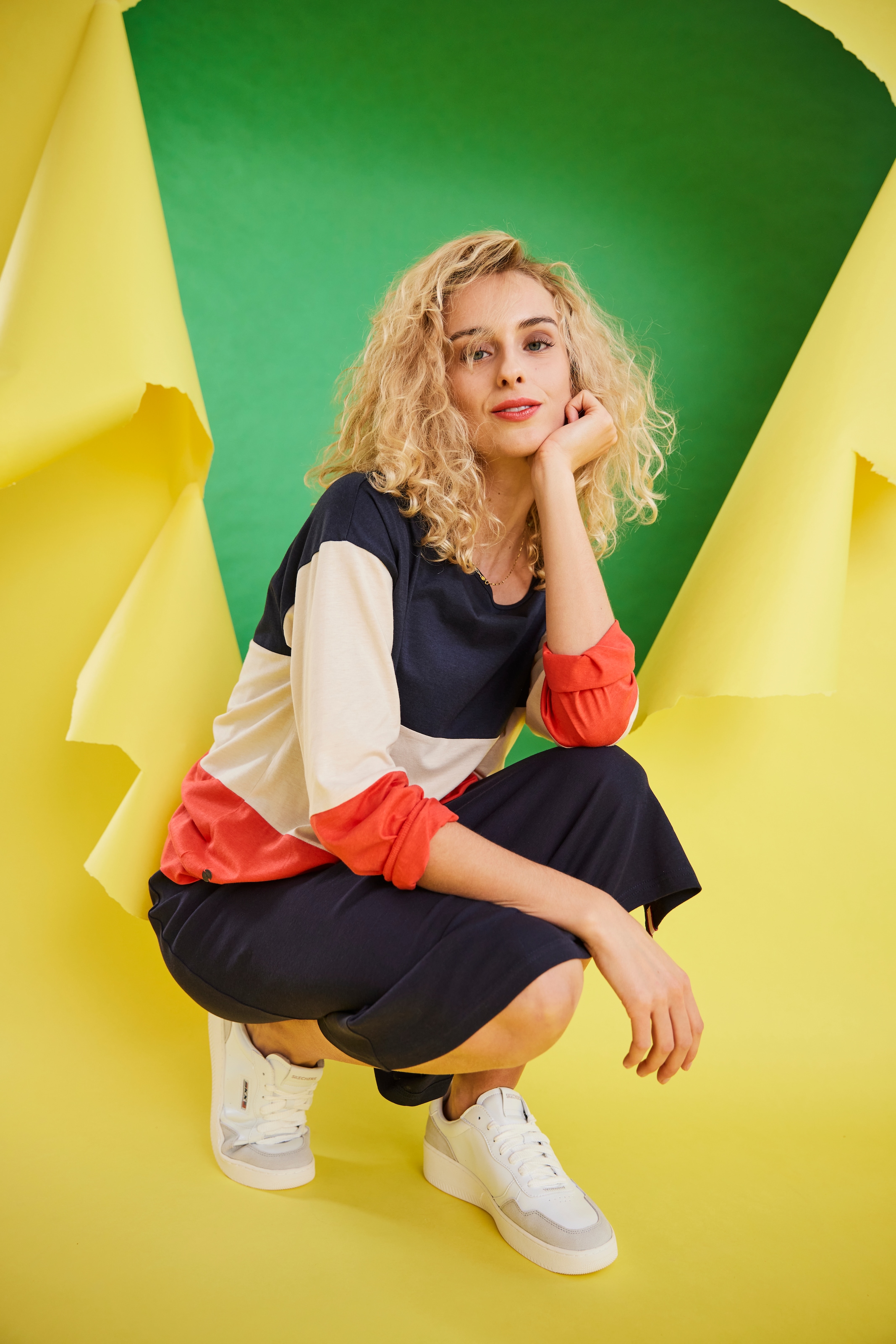 KangaROOS 2-in-1-Kleid, (Set, 2 tlg.), mit Streifenshirt im Lagenlook - NEUE KOLLEKTION