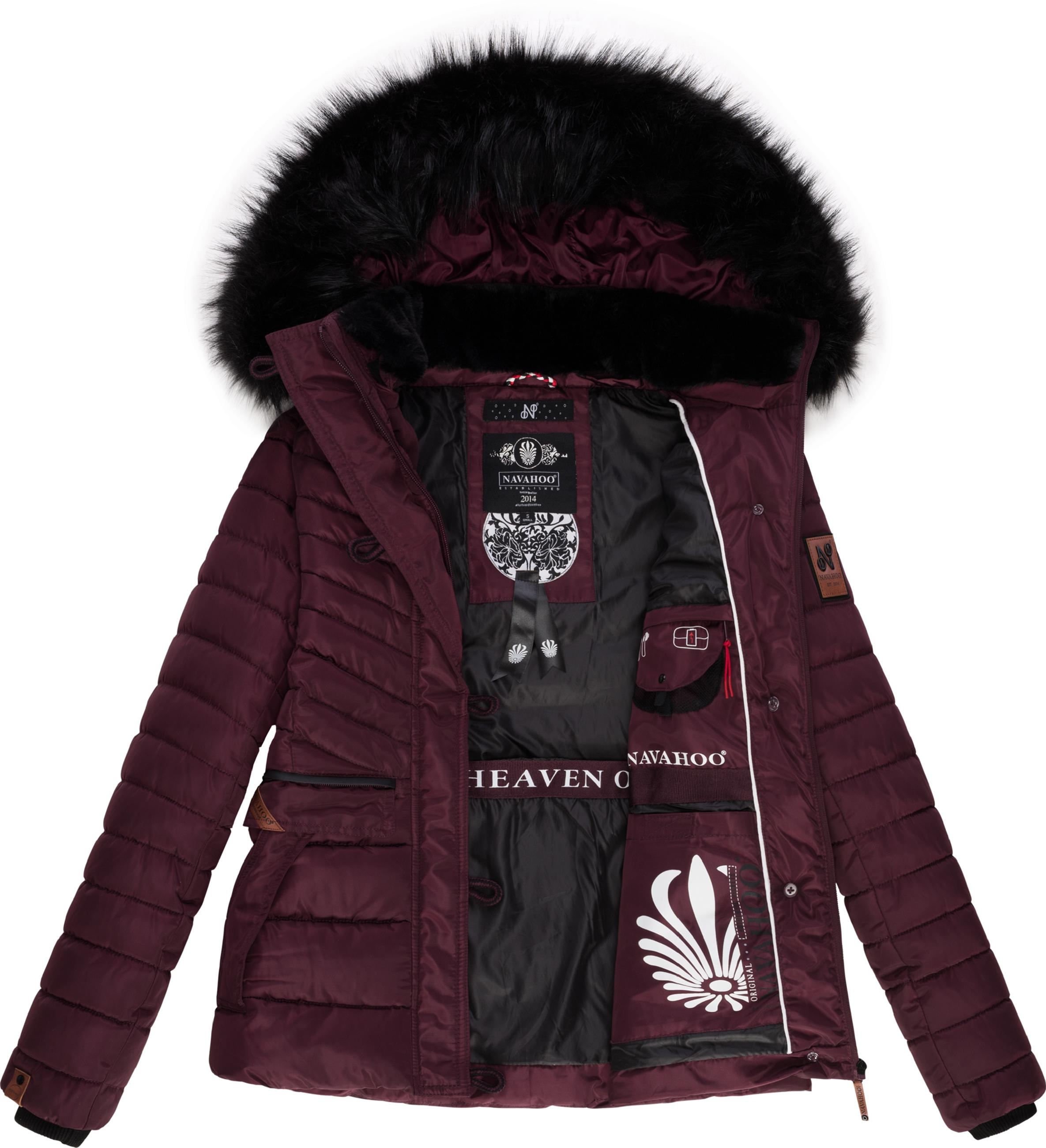 Navahoo Winterjacke »Winterjacke Wisteriaa«, mit Kapuze