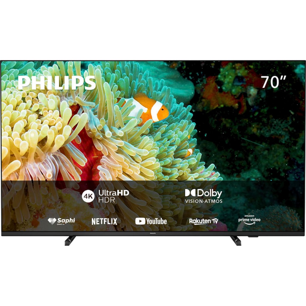 Philips LED-Fernseher »70PUS7607/12«, 177 cm/70 Zoll, 4K Ultra HD, Smart-TV