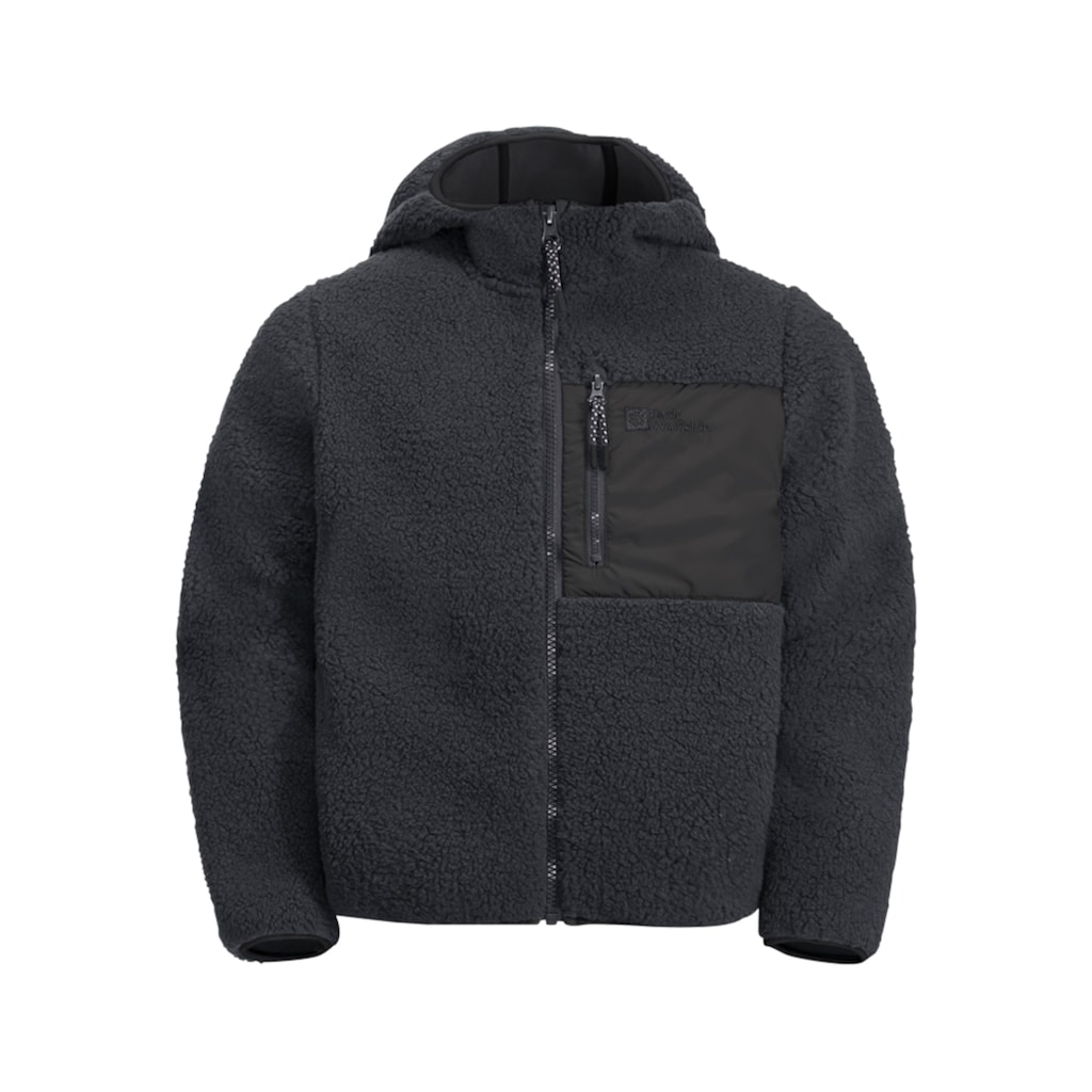 Jack Wolfskin Fleecejacke »ICE CURL HOOD JACKET K«, mit Kapuze