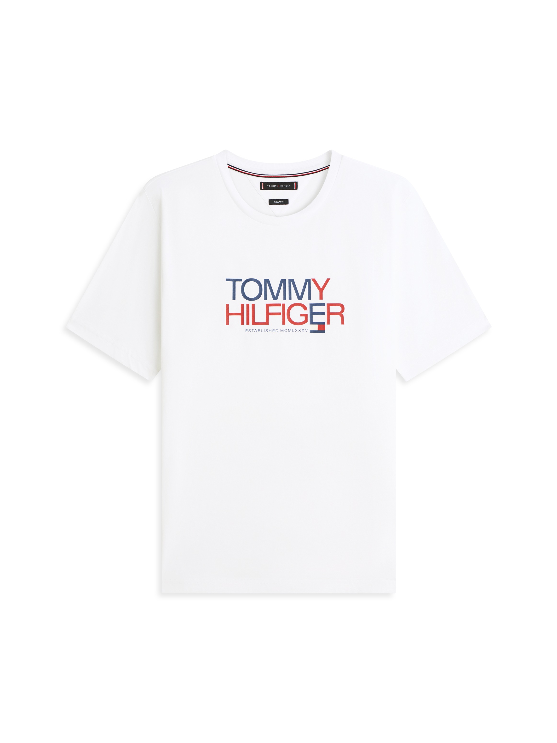 Tommy Hilfiger T-Shirt »BRAND LOVE BIG TEXT« Regular fit mit Rundhalsausschnitt