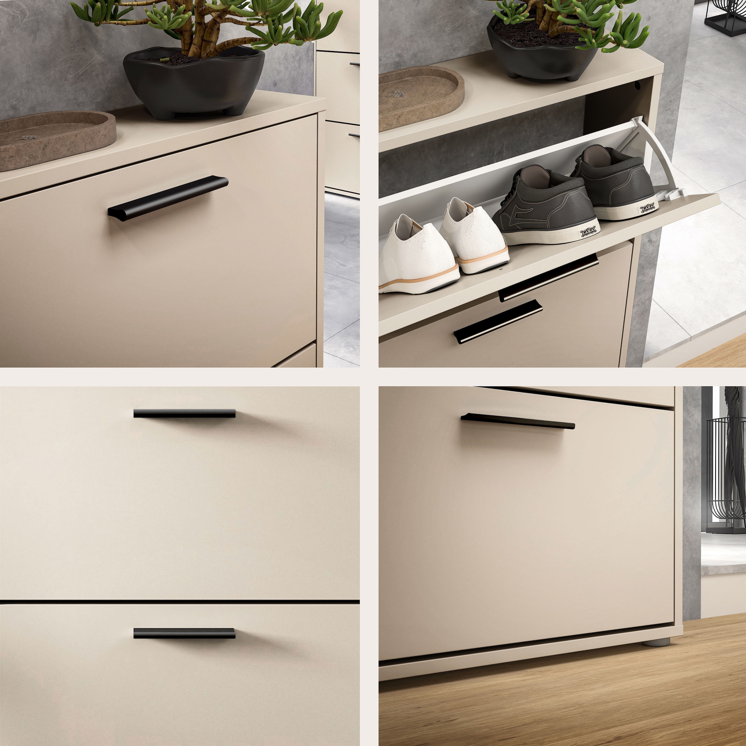 HBZ Schuhkipper »Sam Schuhkipper, Schuhschrank BxHxT 116x103x17 cm« 1 Stk. tlg. Breite 116cm, FSC-Mix Credit