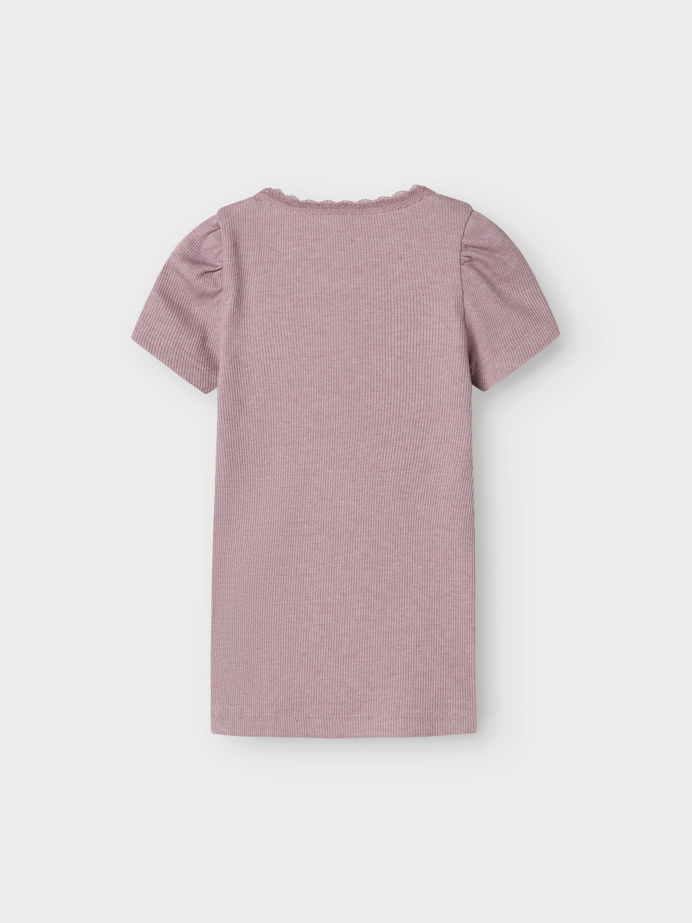 Name It Shirttop »NMFKAB TOP NOOS«, mit toller Spitzenkante am Ausschnitt