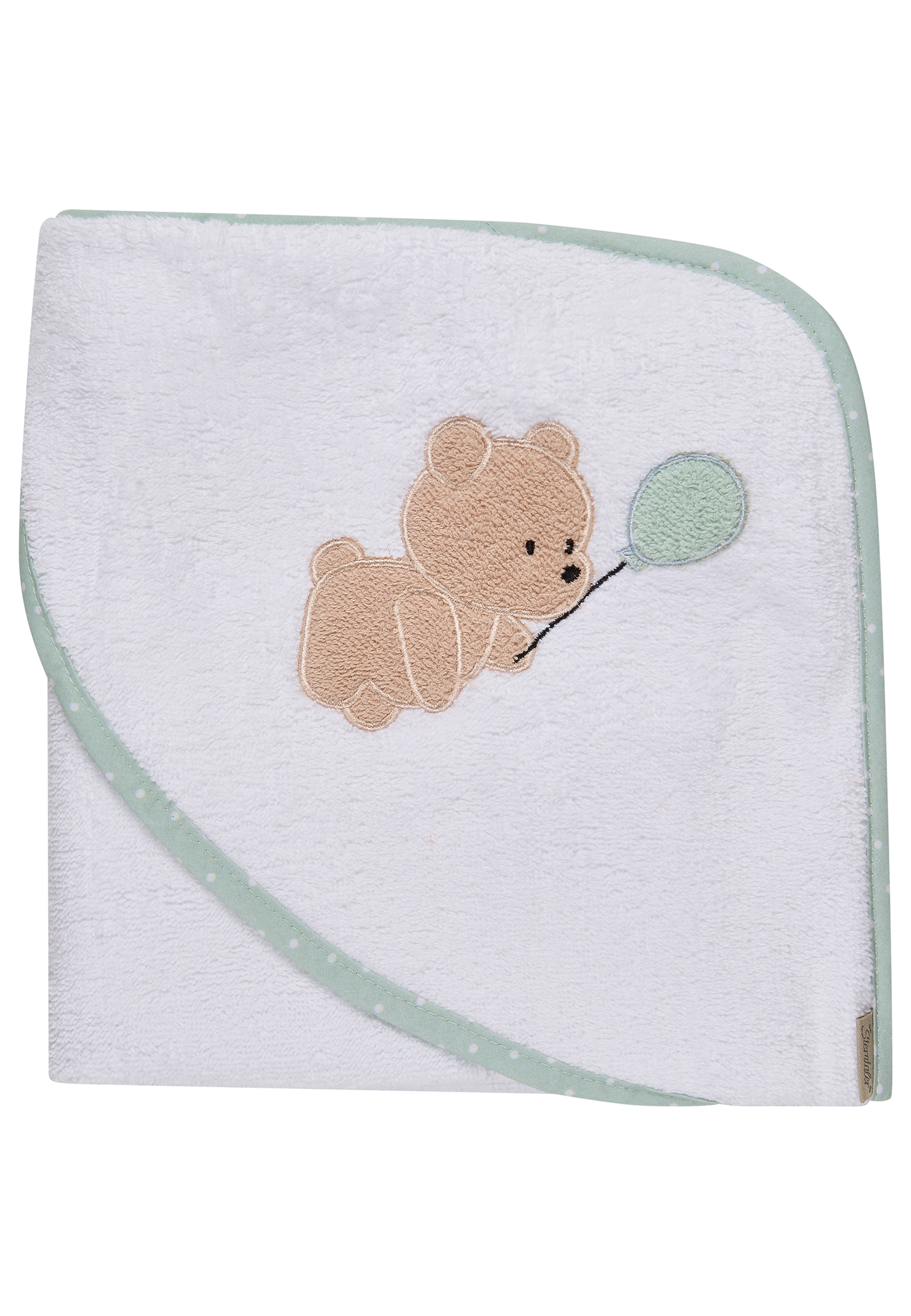 Sterntaler® Kapuzenhandtuch »Kapuzenbadetuch 80x80 cm BÄR Bo«