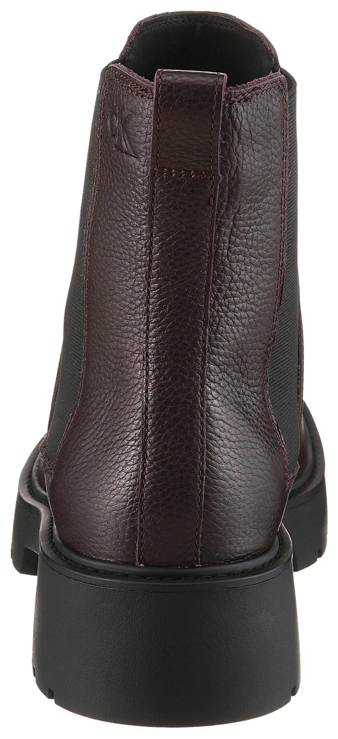 Calvin Klein Jeans Chelseaboots »CHUNKY CHELSEA BOOT LTH«, Schlupfboots, Stiefelette in bequemer Form