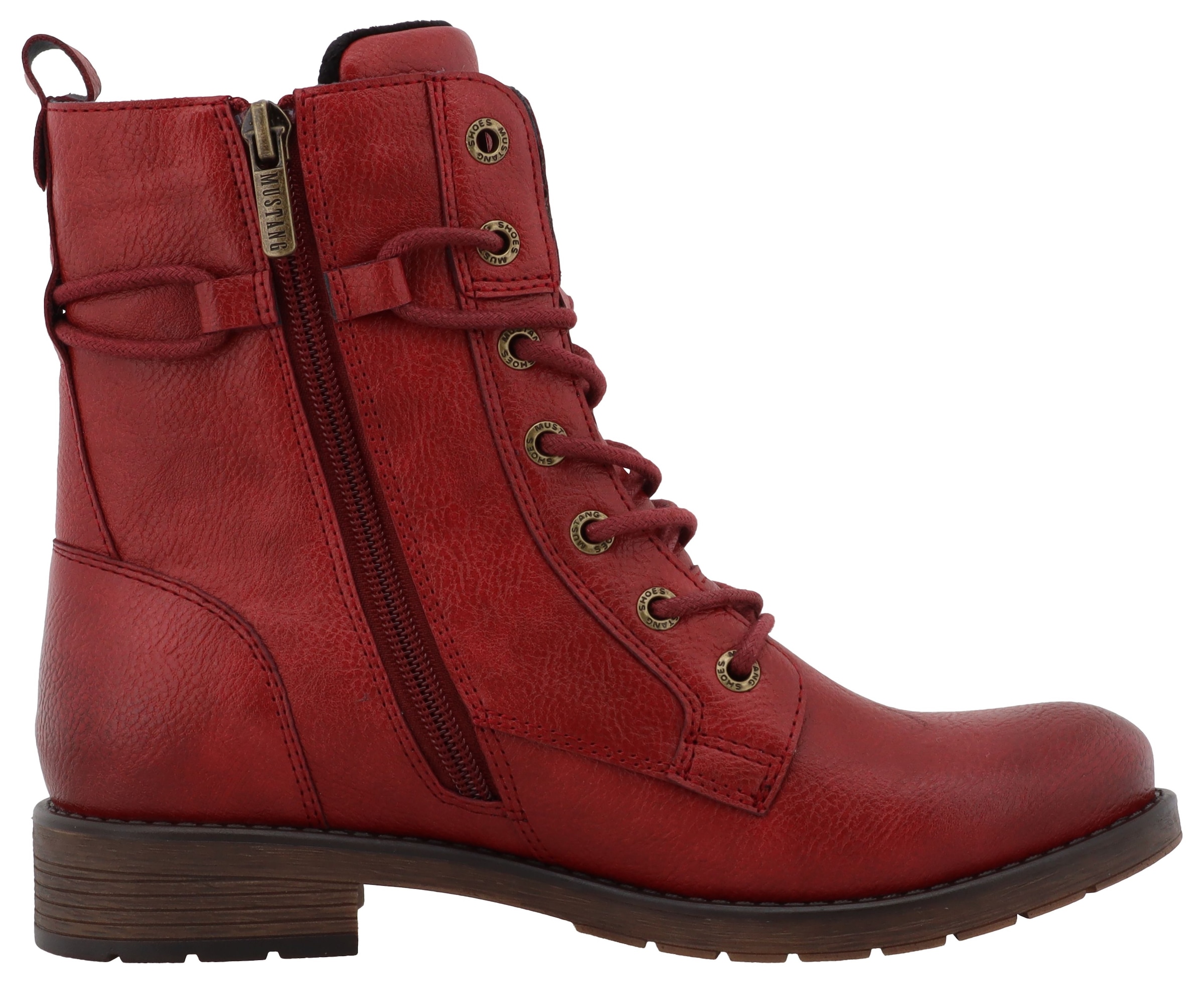 Mustang Shoes Winterstiefelette »Elfi«  Stiefelette, Winterboots mit neckischem Zierreißverschluss