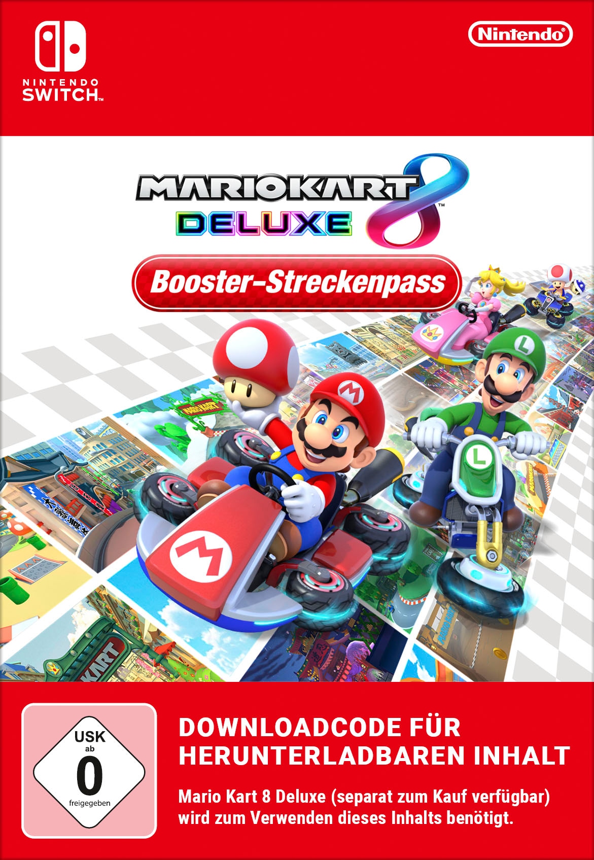 Nintendo Switch Spielesoftware »Mario Kart 8 Deluxe«, Nintendo inkl. Booster-Streckenpass jetzt bei