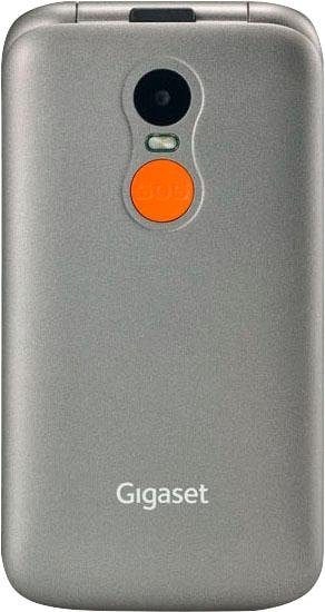 Gigaset Klapphandy »GL590«, Titan-silber, 7,3 cm/2,8 Zoll, 0,03 GB Speicherplatz, 3 MP Kamera