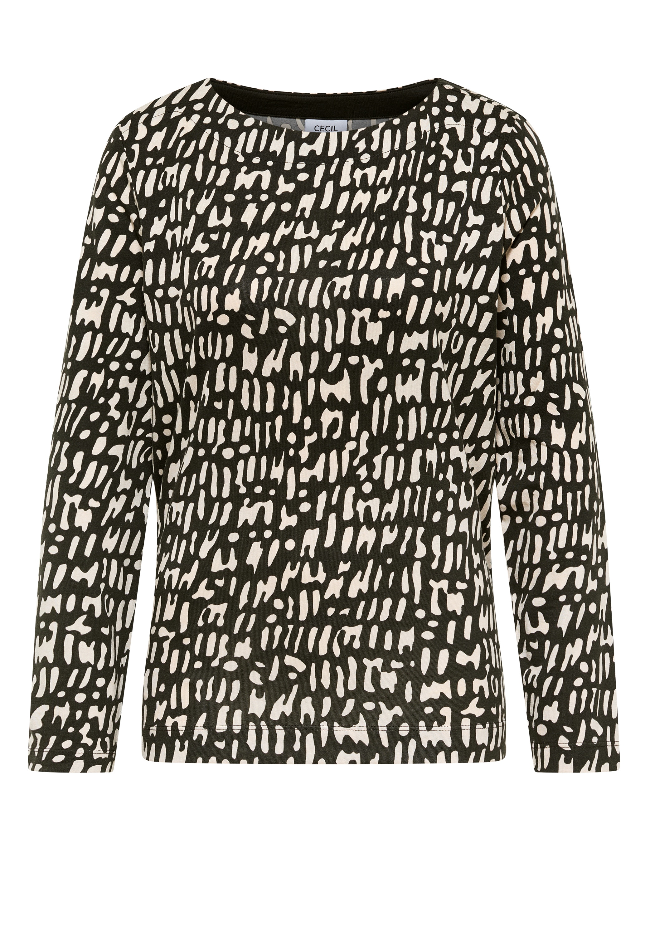 Cecil Langarmshirt mit grafischem Muster
