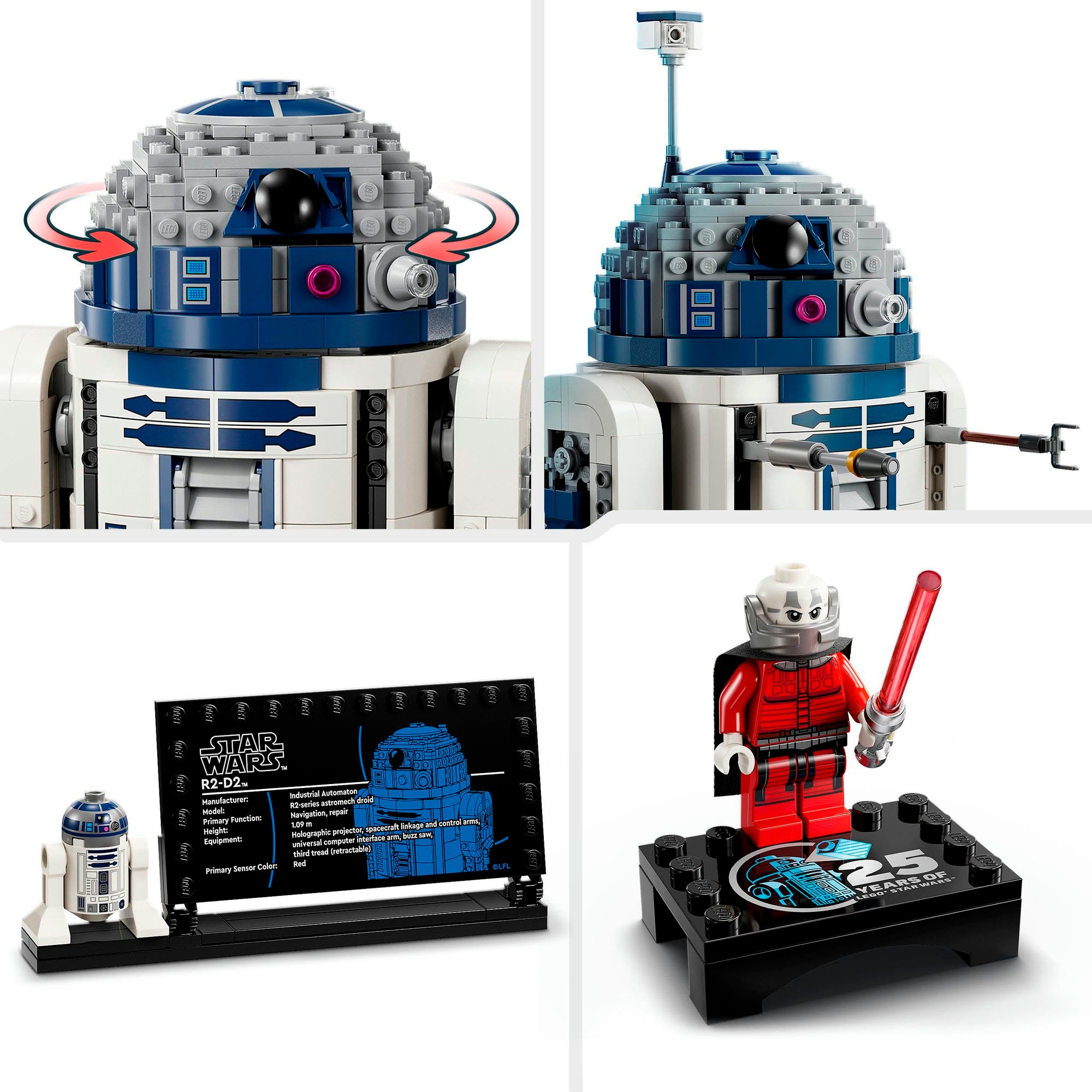 LEGO® Konstruktionsspielsteine »R2-D2™ (75379), LEGO® Star Wars™«, (1050 St.), Made in Europe