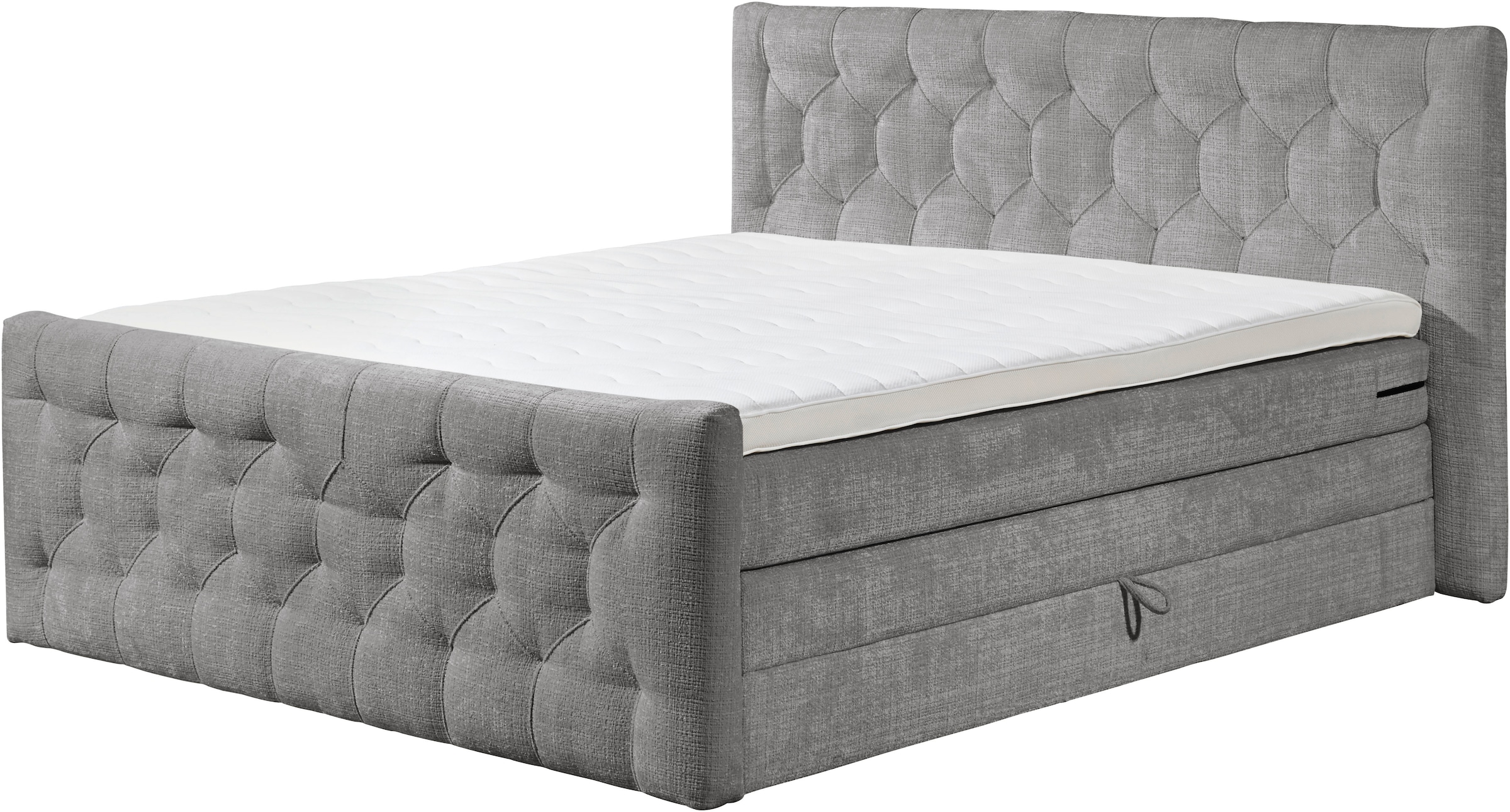 ED EXCITING DESIGN Boxspringbett »"Cashfield", OTTOs Choice! Topseller inkl. zwei Bettkästen & Topper«, erhältlich in den Größen 160x200cm und 180x200cm