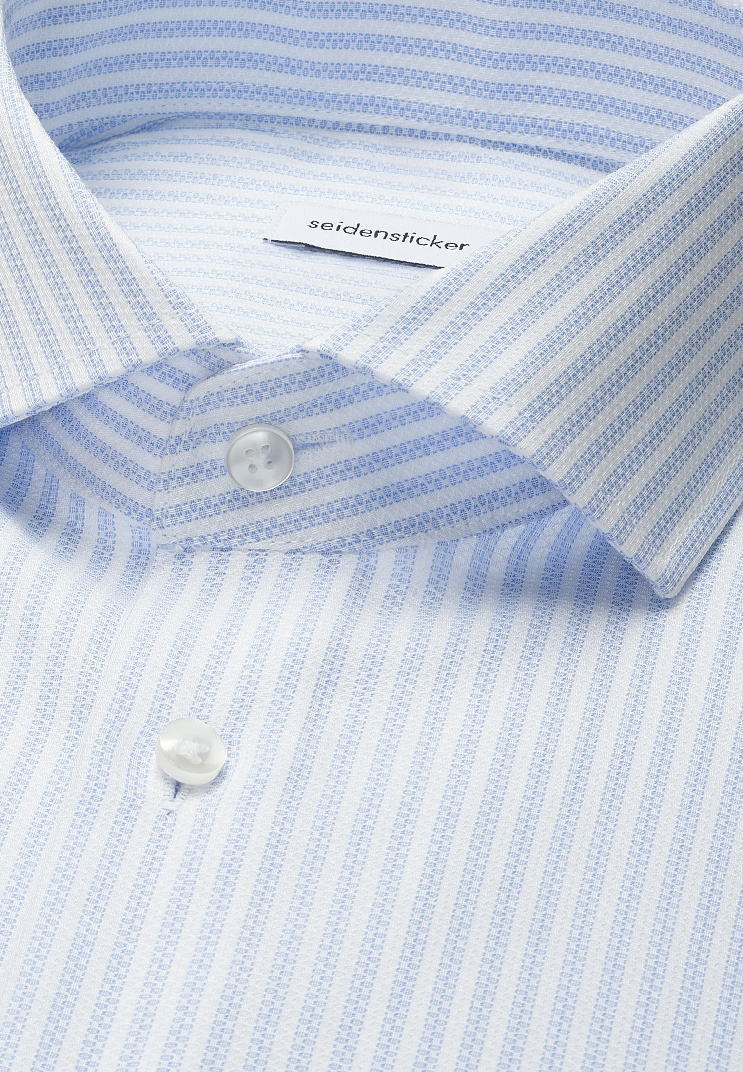 seidensticker Businesshemd »Schwarze Rose« Regular 1/1 Kentkragen Gestreift