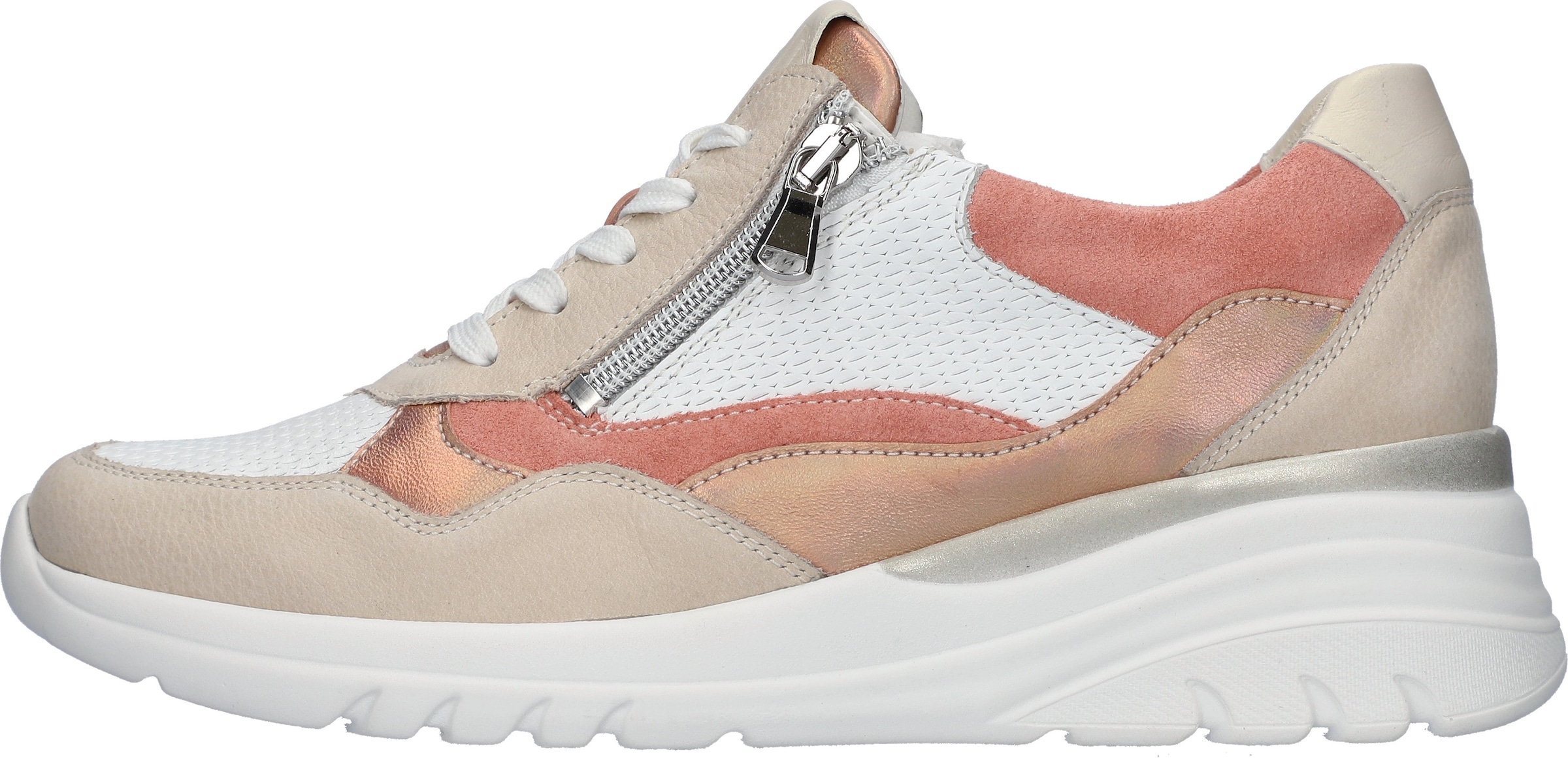 Waldläufer Keilsneaker »H-CARLA«  Schnürschuh, Halbschuh, Komfortschuh mit Reißverschluss