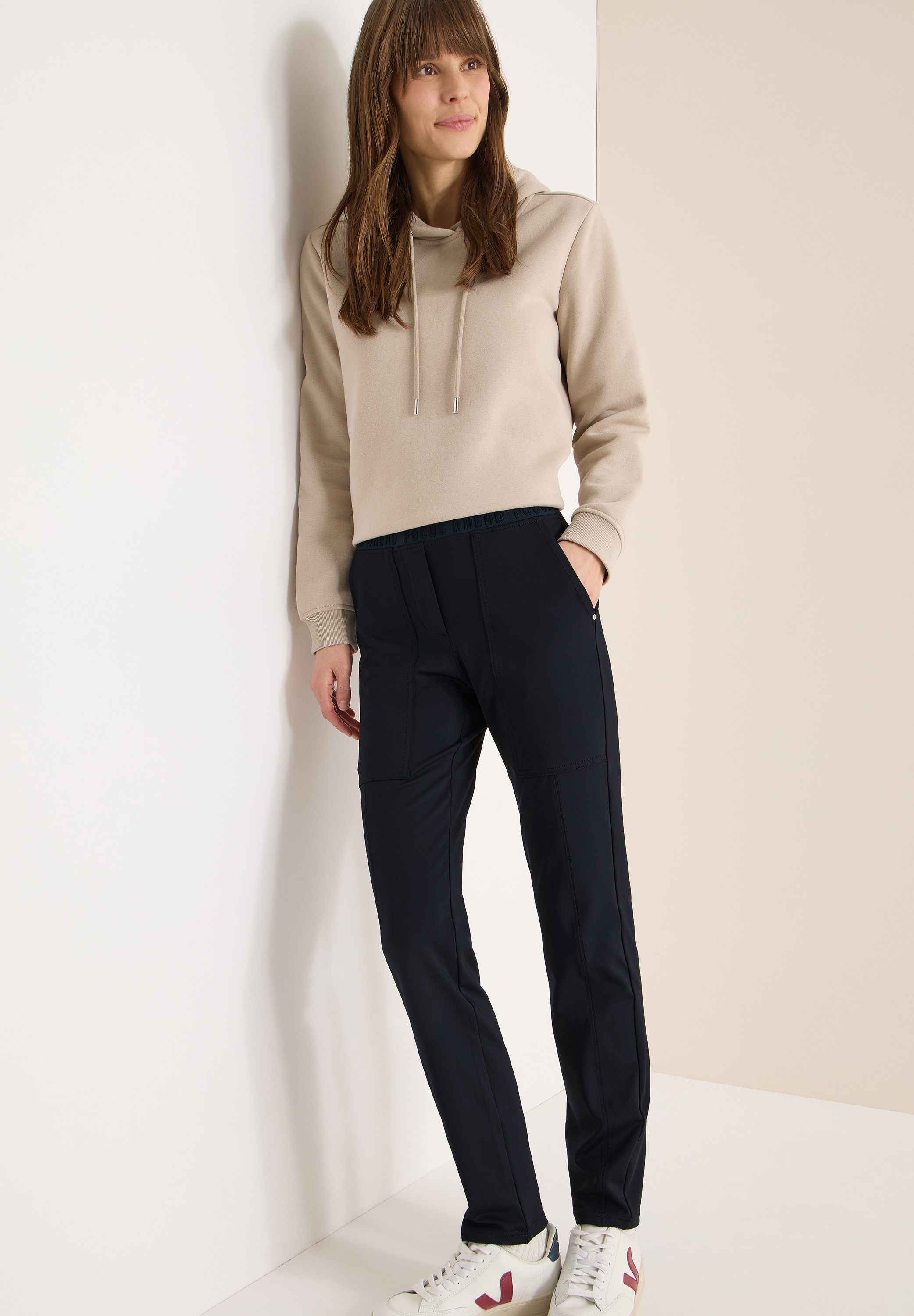 Cecil Stoffhose »Style Tracey«  mit Stretch und elastischem Bund