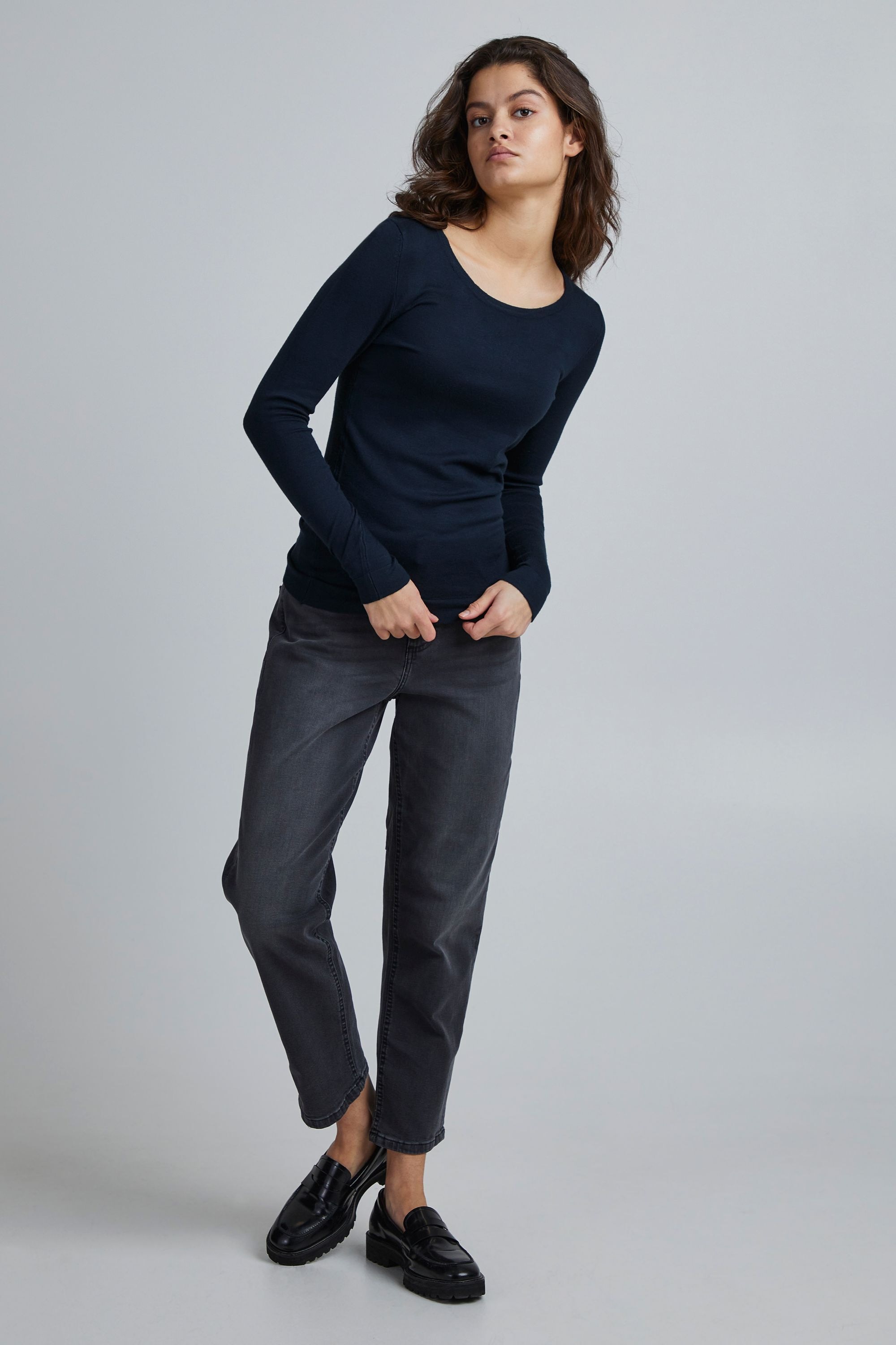 Ichi Strickpullover »Langarmshirt IHMafa«