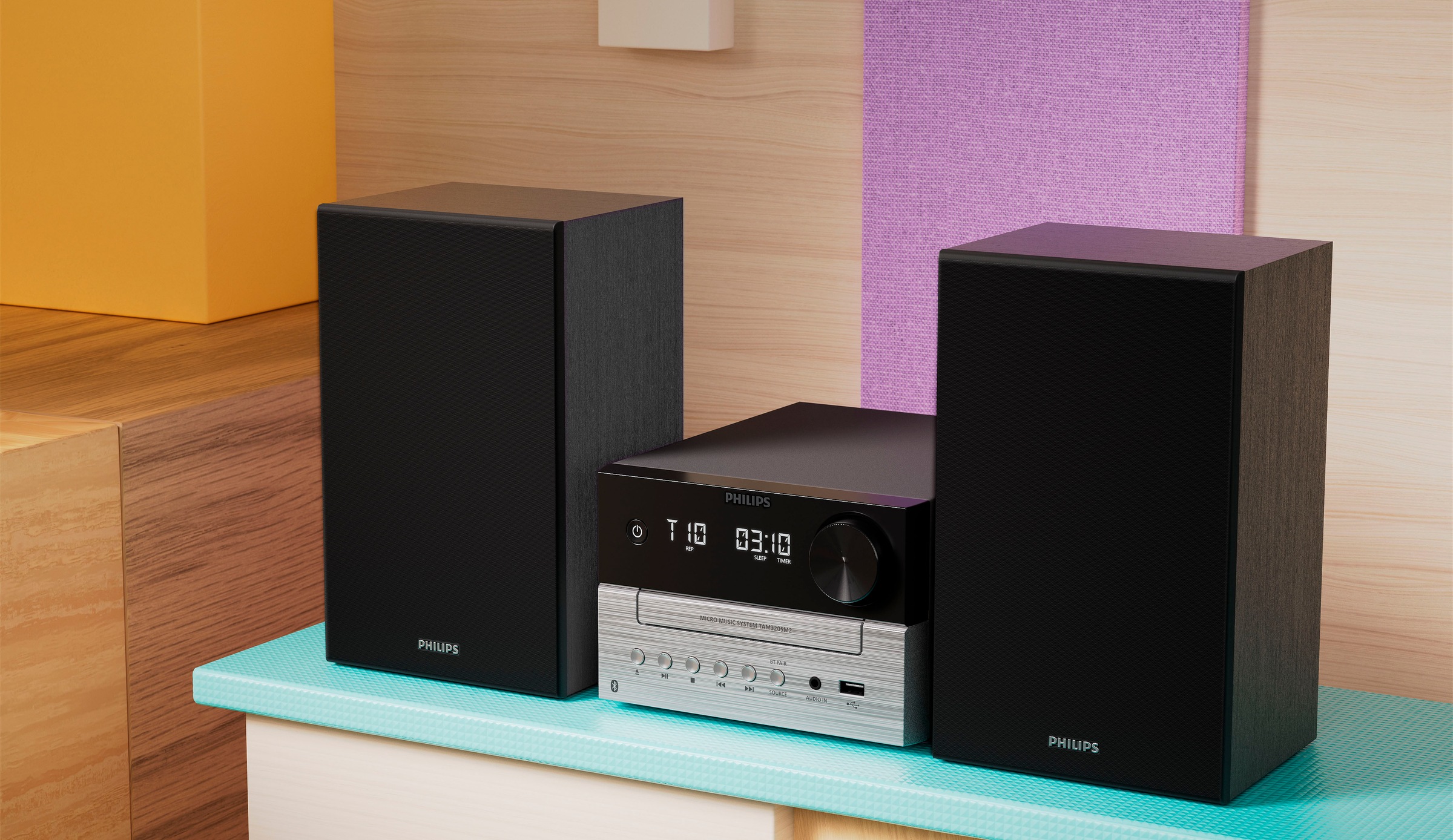 Philips Stereoanlage »TAM3205M2/12«, (Bluetooth 20 W)