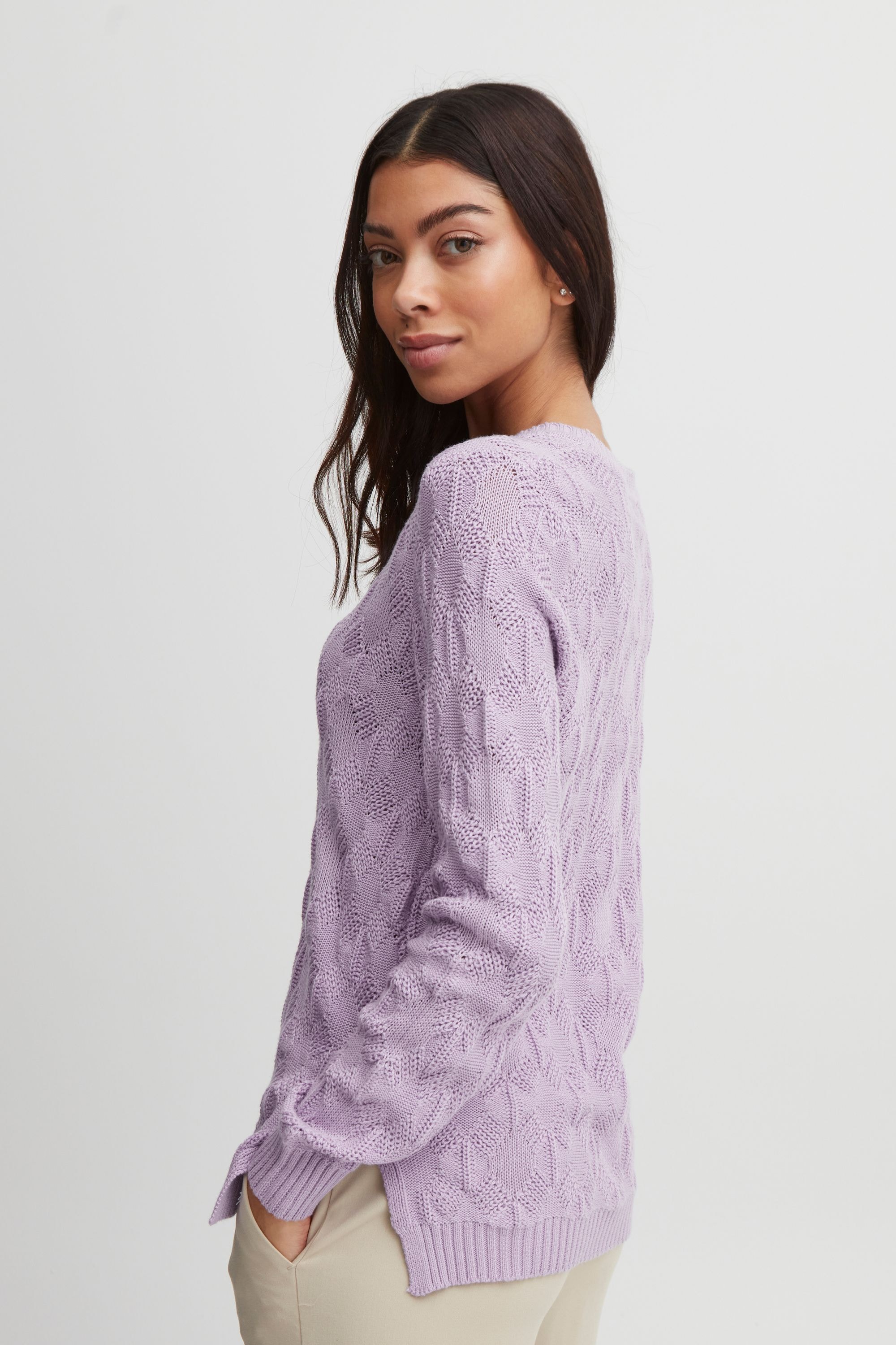 b.young Strickfleece-Pullover »Strickpullover BYMilja«