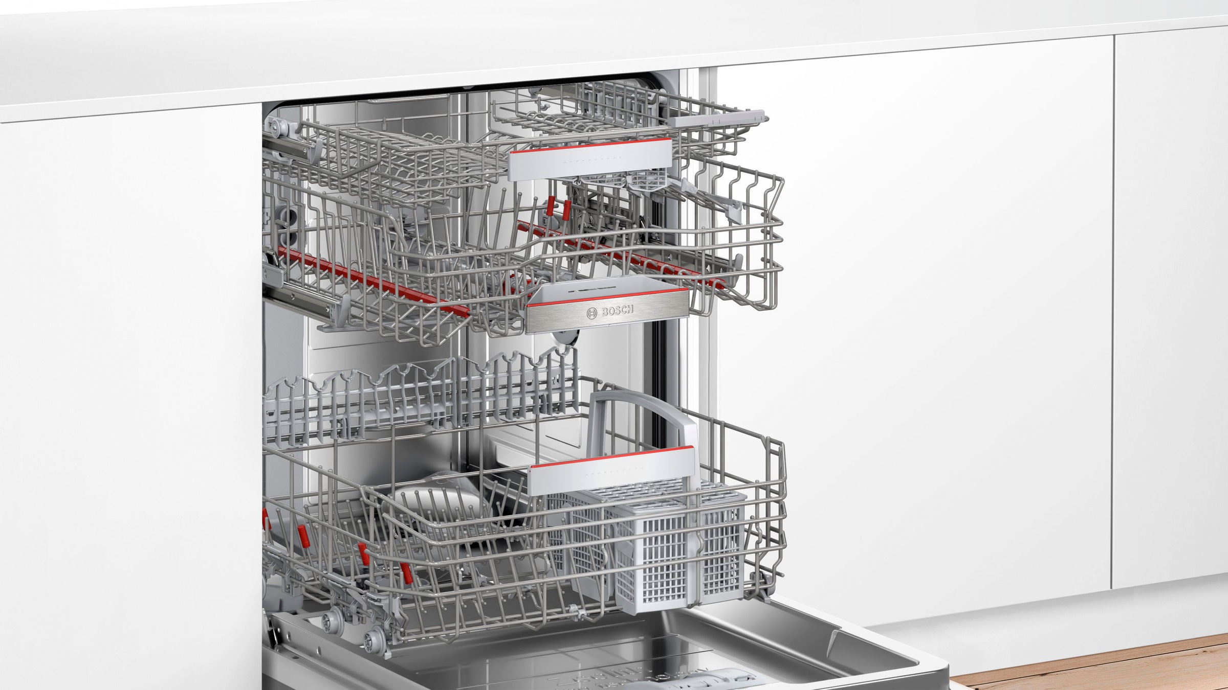 BOSCH vollintegrierbarer Geschirrspüler Serie 6 »SBV6ZDX16E«, 13 Maßgedecke