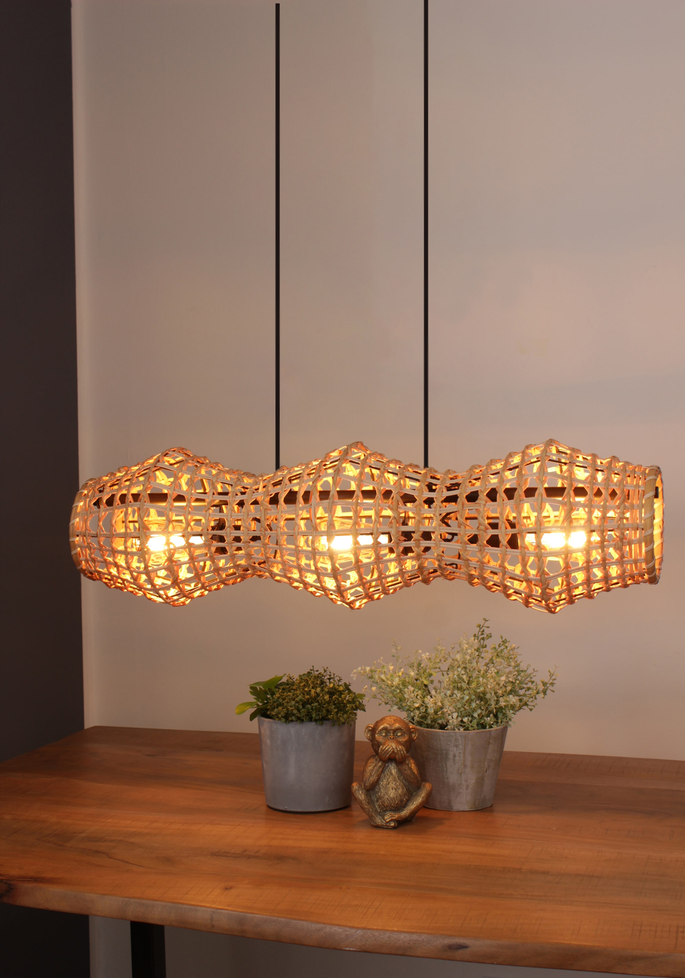 ECO-LIGHT Pendelleuchte »Capella«, 3 flammig, Leuchtmittel E27 | ohne Leuchtmittel
