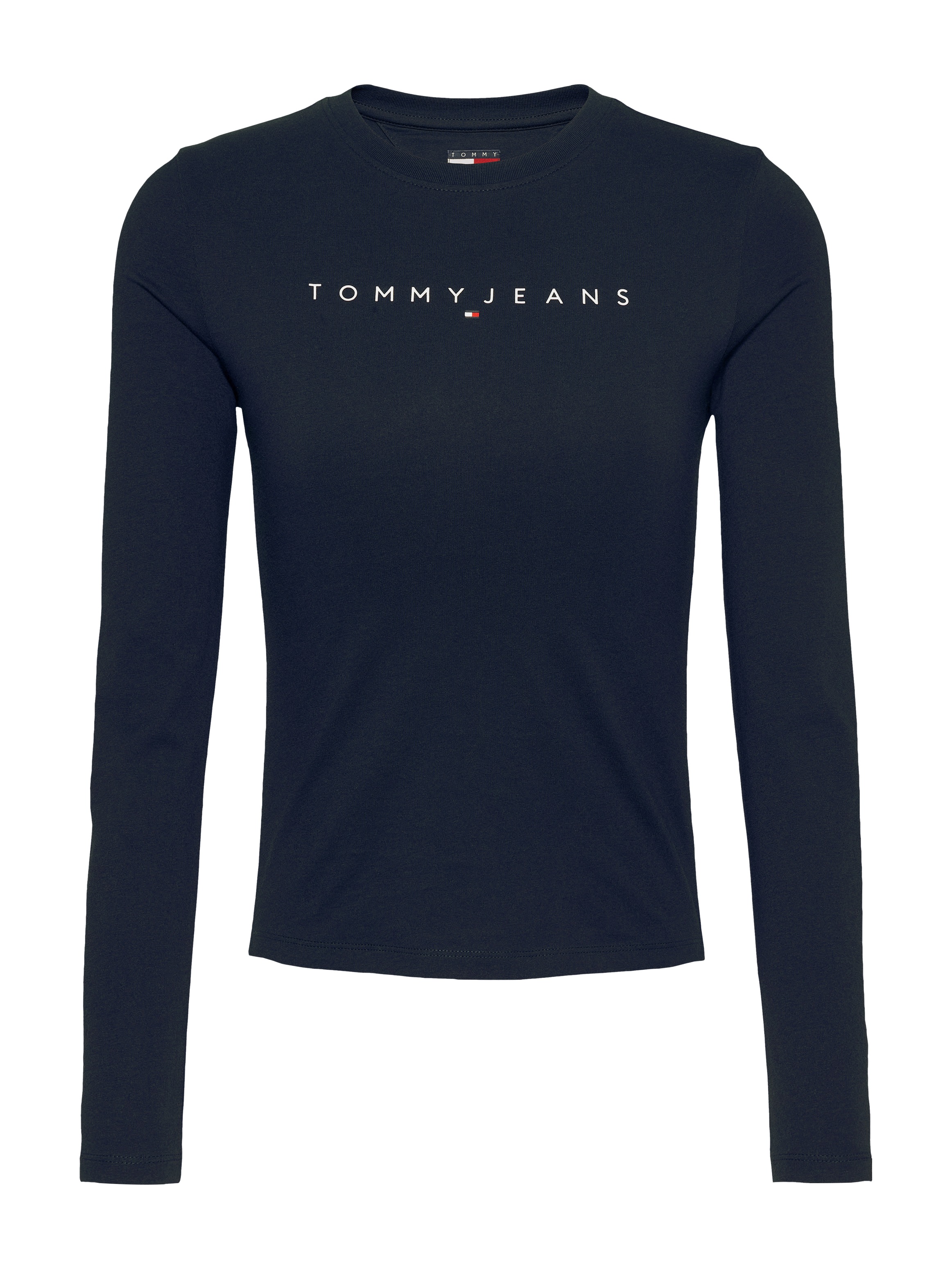 Tommy Jeans Curve Langarmshirt »TJW SLIM LINEAR TEE LS EXT«, Große Größen