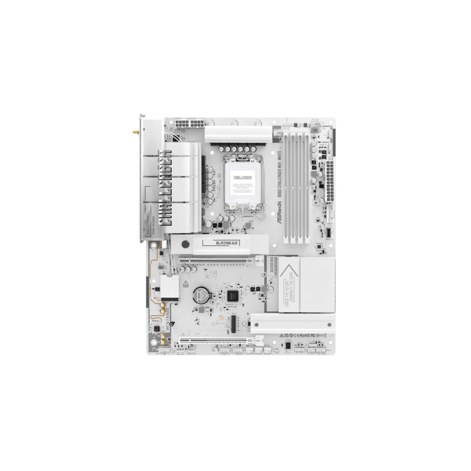 Asrock Mainboard »B860 Challenger WiFi White«