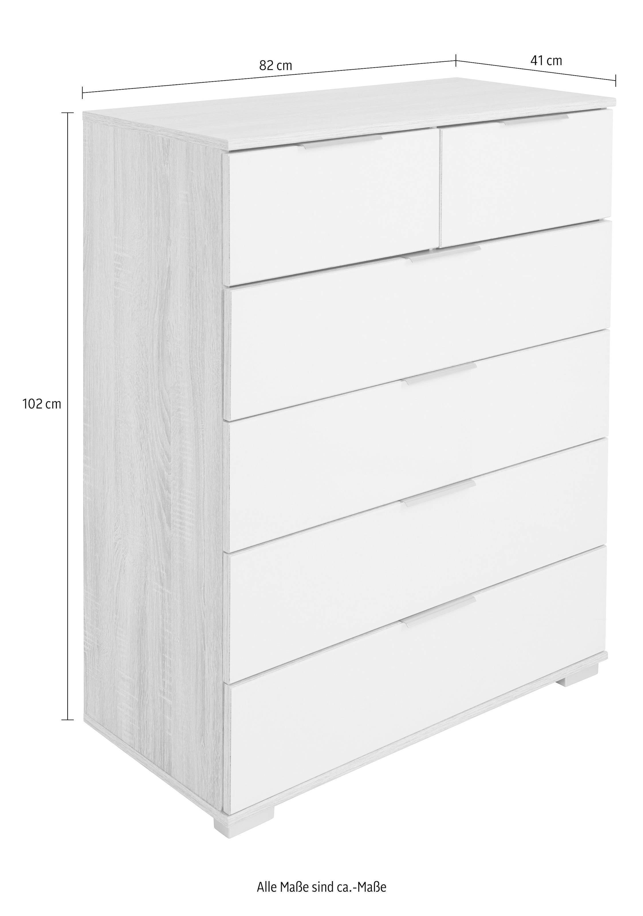 Wimex Schubkastenkommode »Easy« mit Glas- oder Spiegelfront