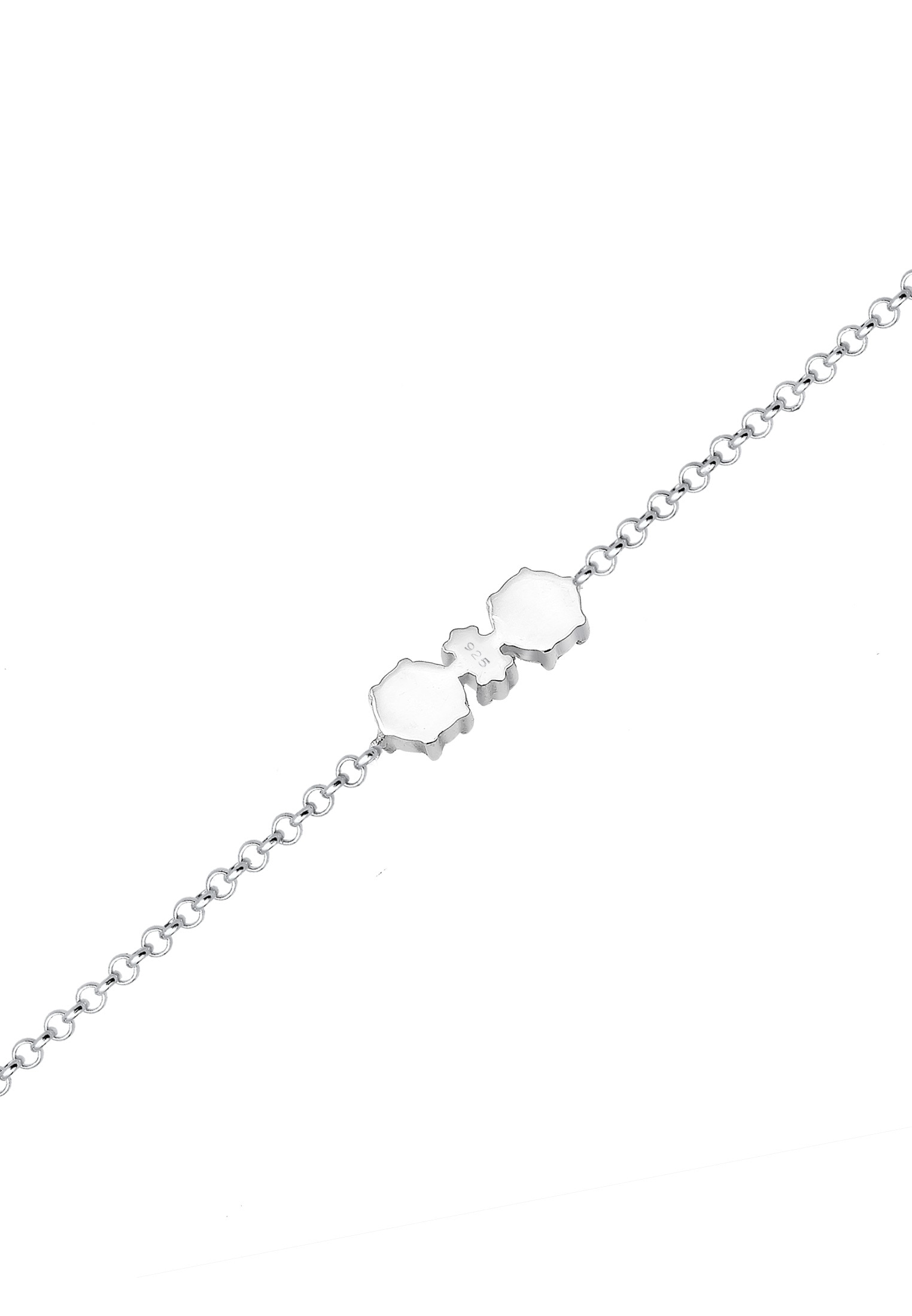 Elli Armkette »Armband Synthetischer Opal 925 Sterling Silber«