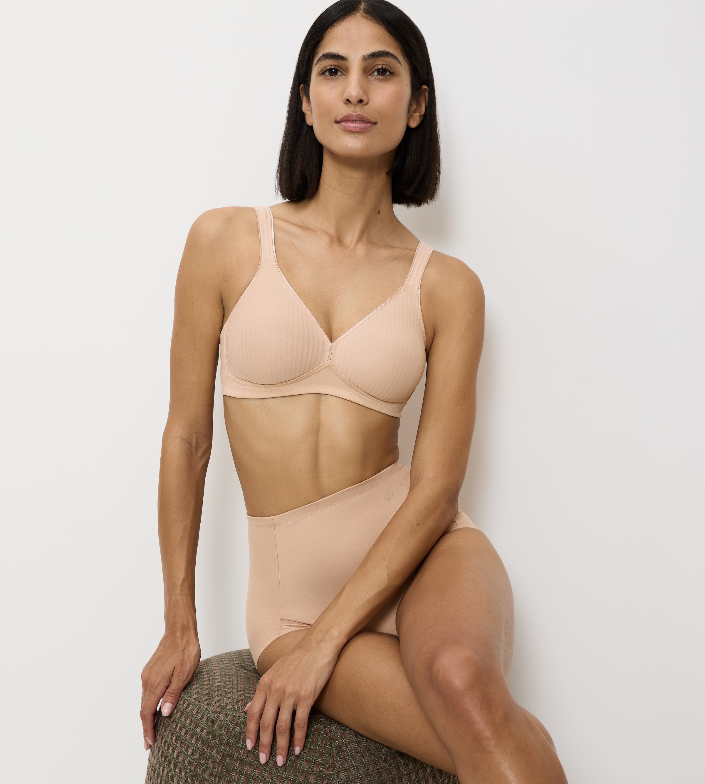 Triumph Bügelloser BH »Modern Soft+Cotton N« mit dezenten Streifen