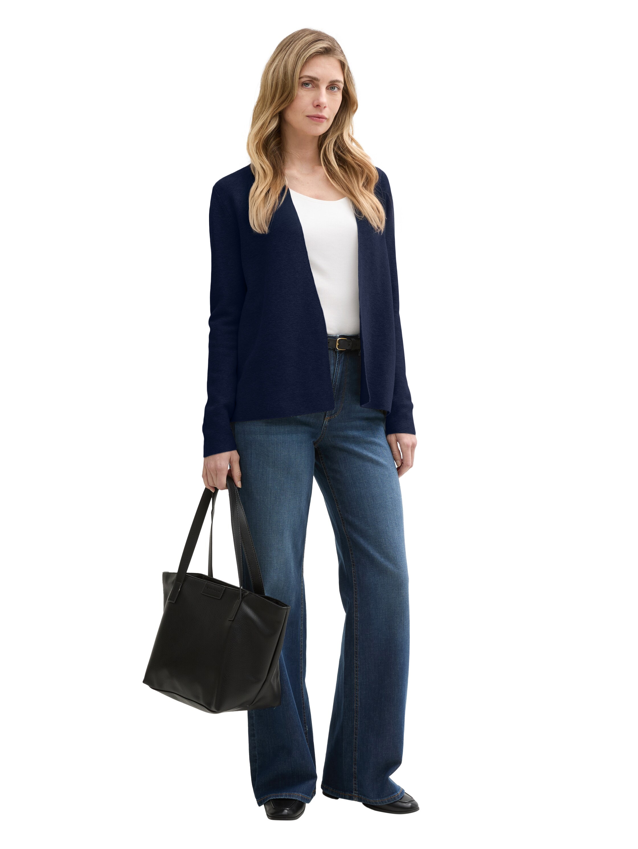 TOM TAILOR Cardigan mit feiner Struktur