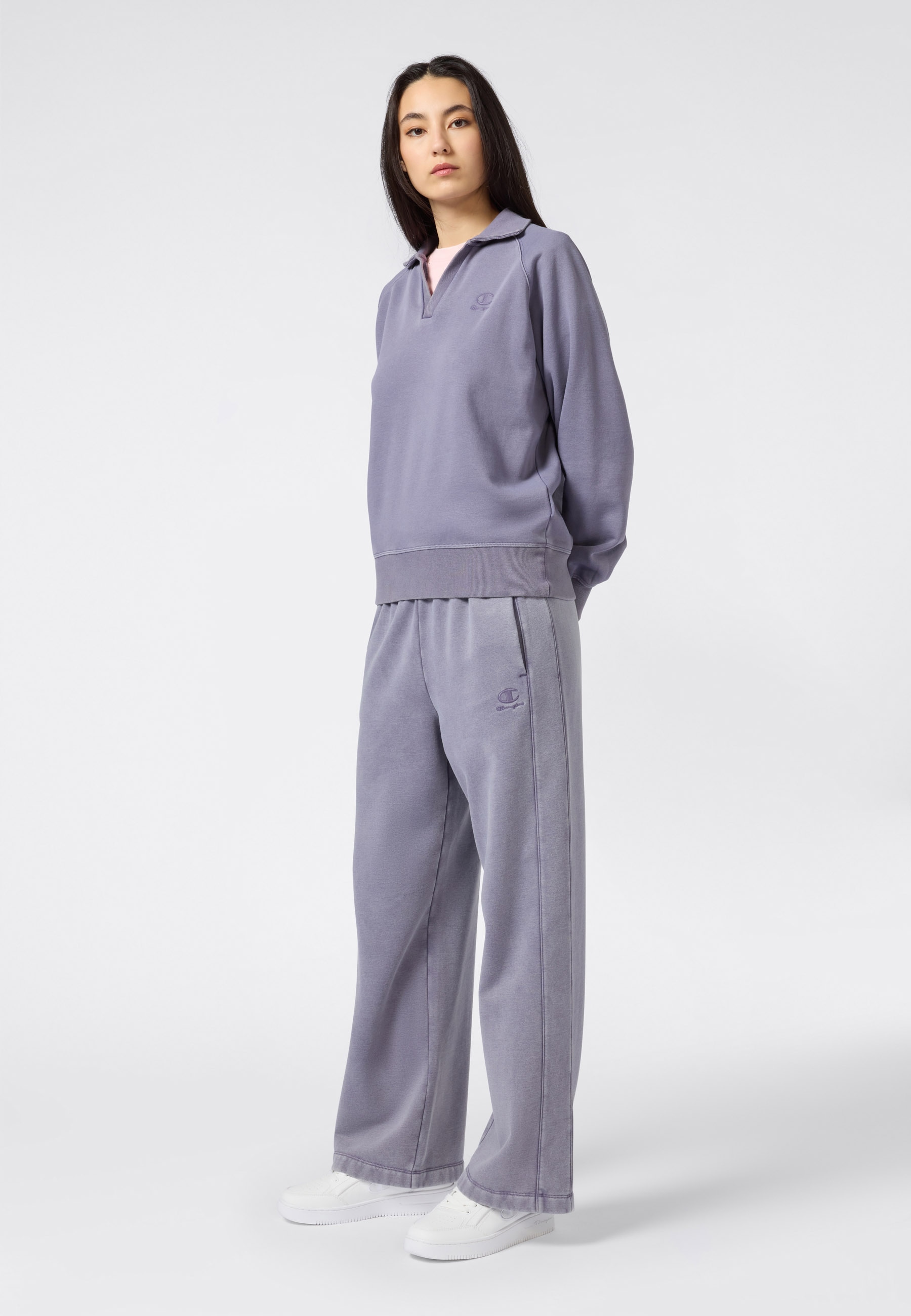 Champion Sweatshirt »ICONS Wash Polo Neck Sweatshirt«, (1 tlg.)