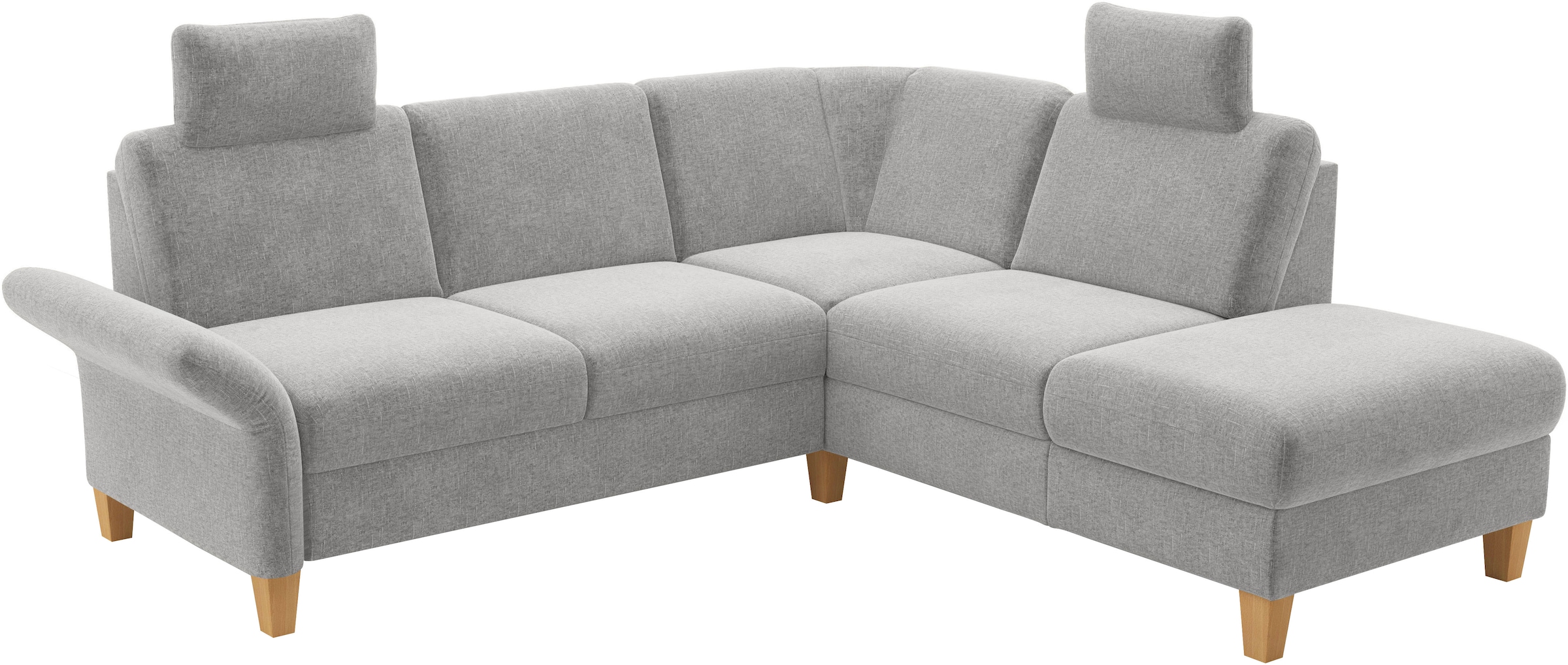 Home affaire Ecksofa »Rochelle, L-Form«, wahlweise mit Armteilverstellung, Bettfunktion und Bettkasten