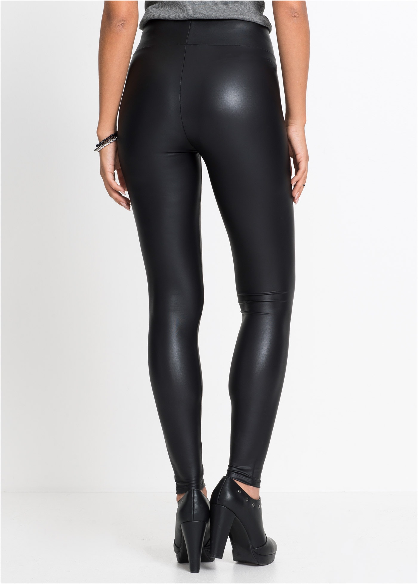bonprix Lederimitathose  Lederimitat-Leggings mit Beschichtung