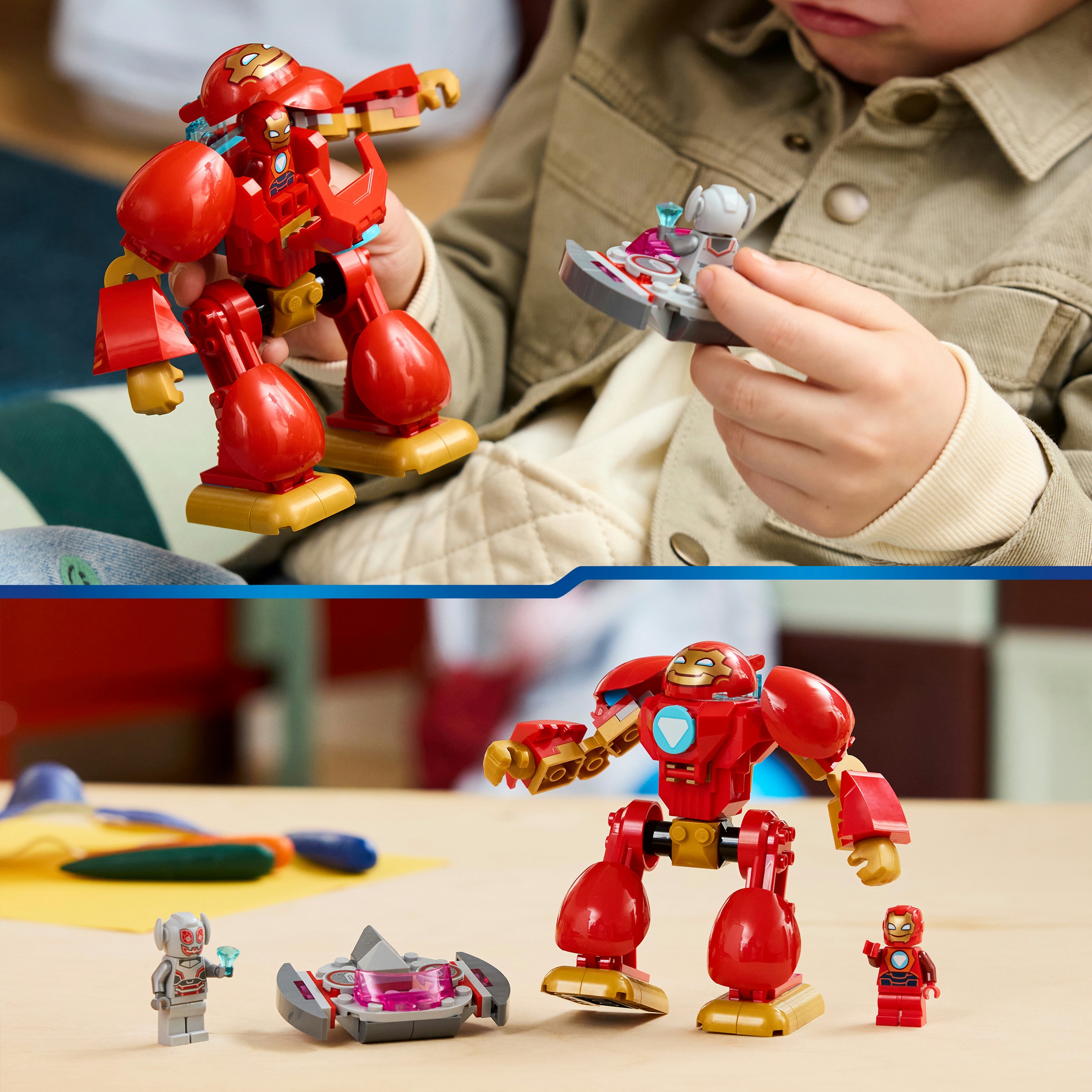 LEGO® Konstruktionsspielsteine »Ultron vs. Iron Man (11209), LEGO Disney Junior Marvel« Made in Europe