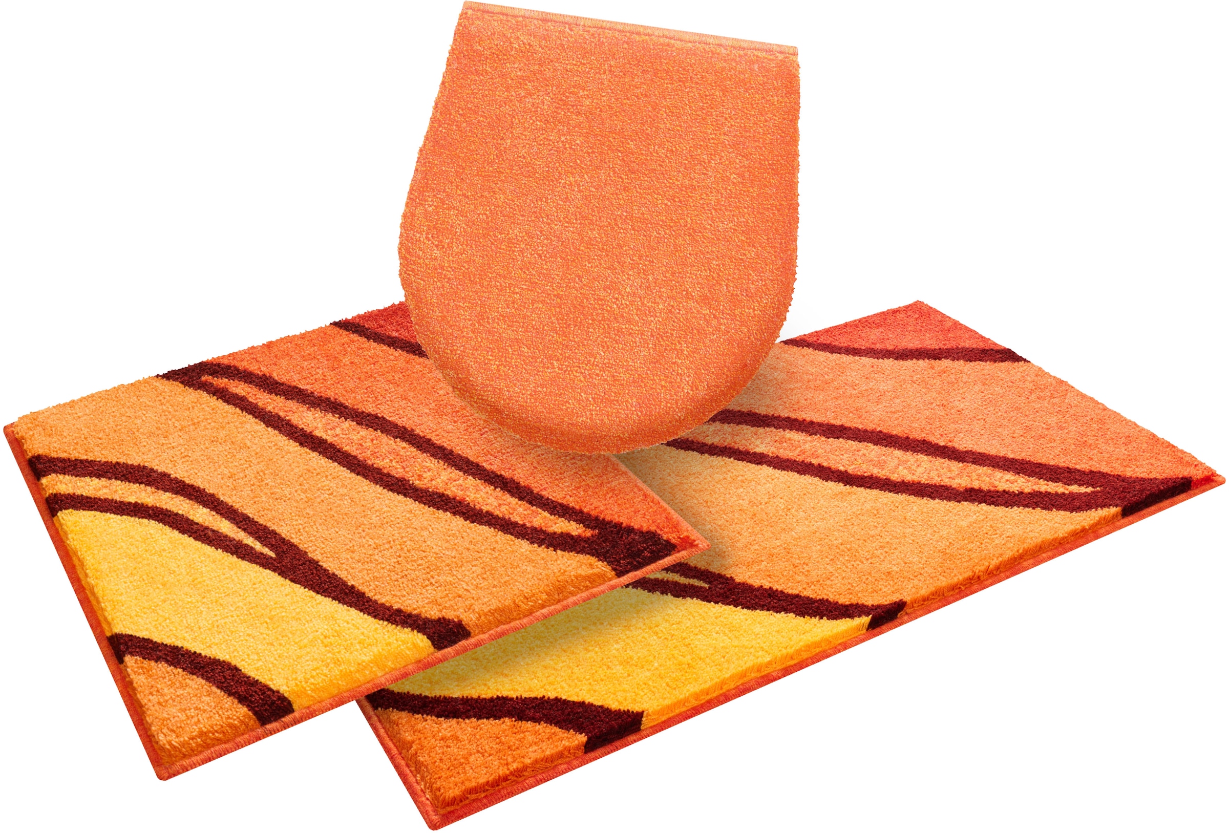 Grund Badematte »Belize, Badvorleger, Badezimmer Teppich, sehr weich«, rutschhemmend beschichtet, schnell trocknend-fußbodenheizungsgeeignet, weiche Haptik, auch als 3 teiliges Set erhältlich, Made in Europe