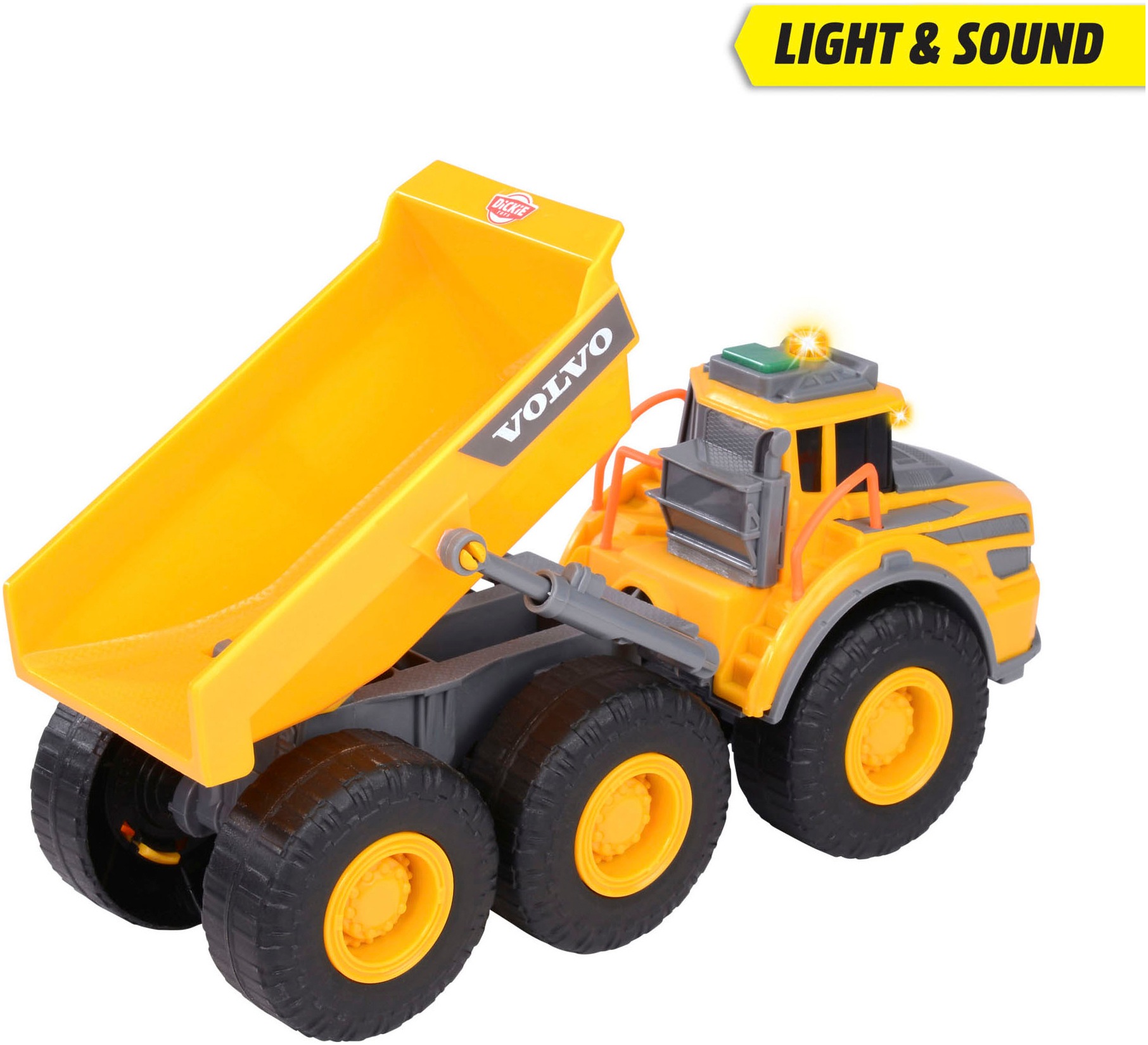 Dickie Toys Spielzeug-Kipper »Volvo Articulated Hauler«, mit Licht und Sound