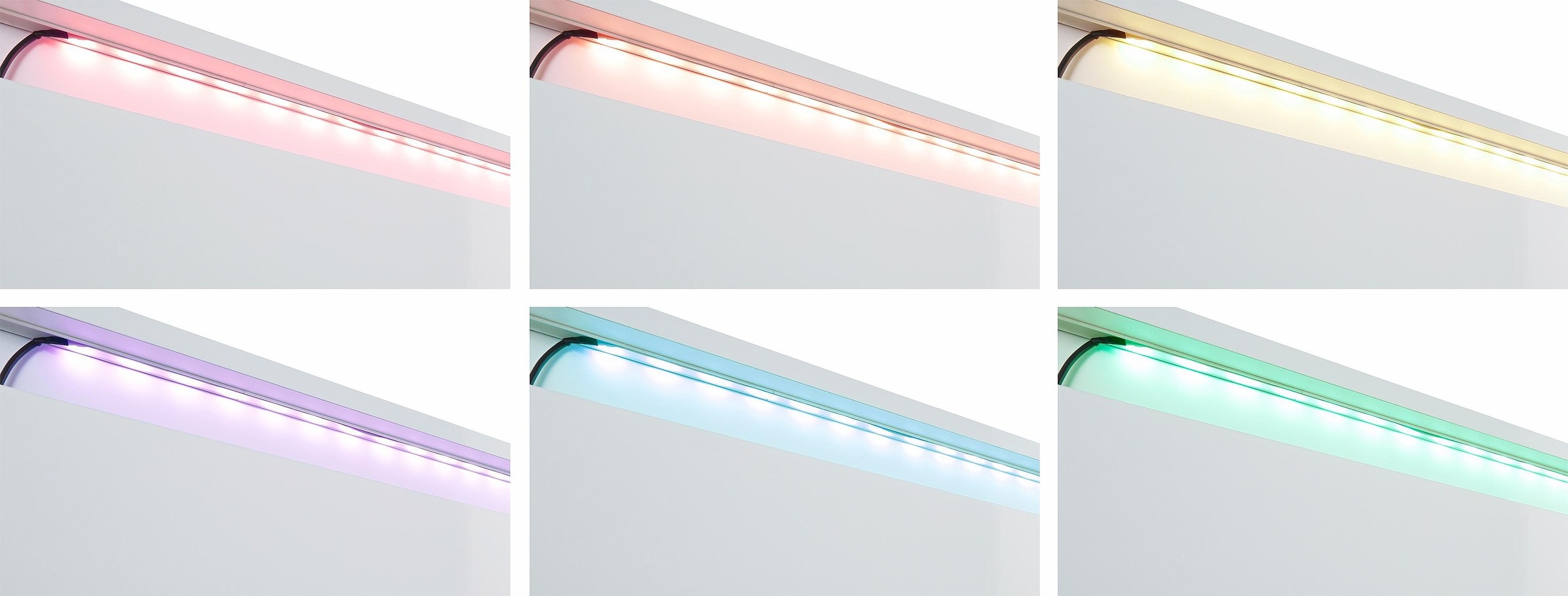 LED Schrankinnenraumbeleuchtung, mit Knopf-Farbsteuerung