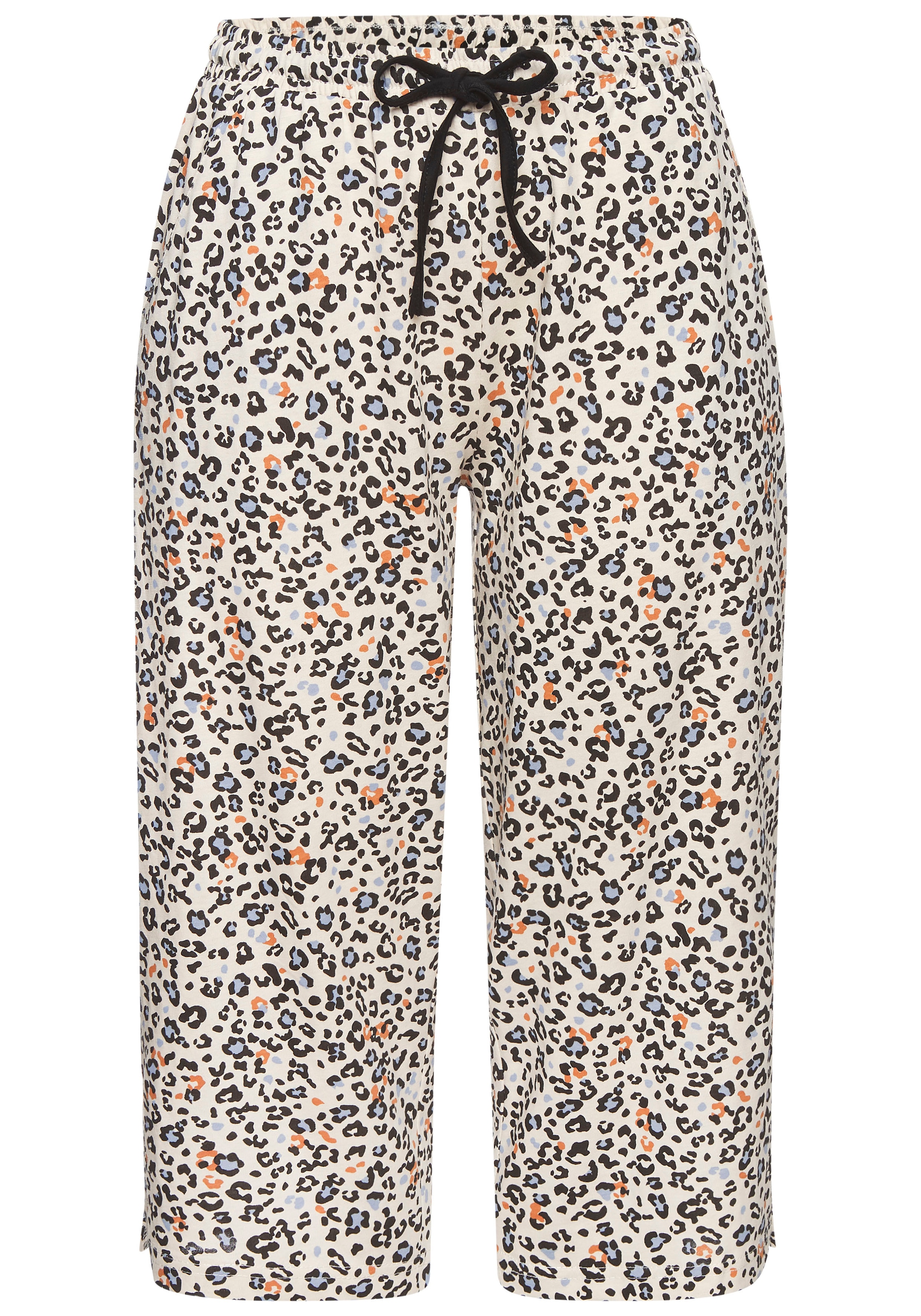 Vivance Dreams Capri-Pyjama, (2 tlg.), mit schönem Animalprint
