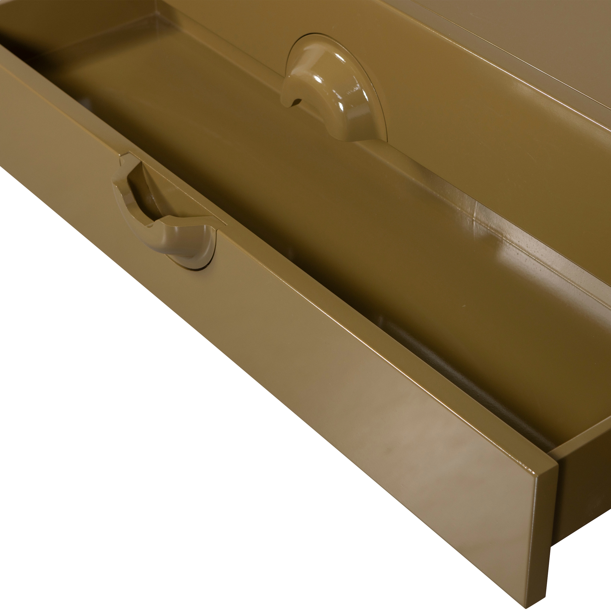 WOOOD Lowboard »Merge mit Eukalyptusholz und 4 Schubladen« Eukalyptusholz, Tragkraft 120 kg, Metallbeine