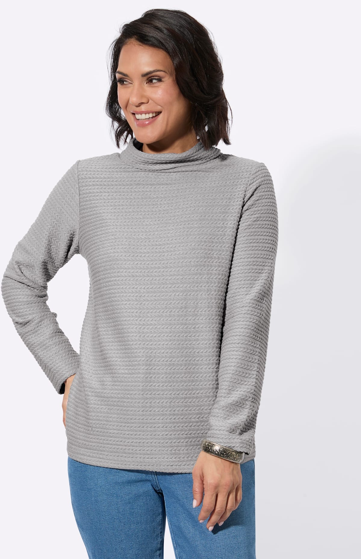 Casual Looks Rollkragenshirt »Rollkragen-Shirt« 1