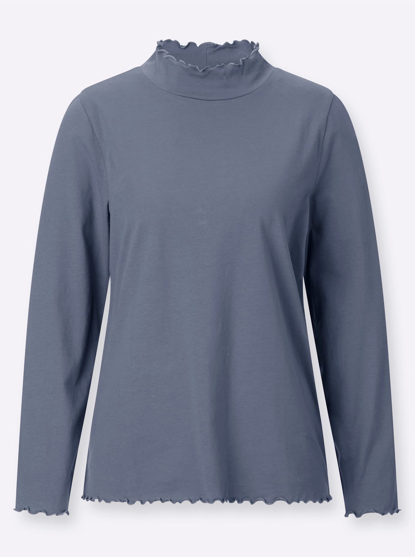 Classic Basics Langarmshirt »Stehkragen-Shirt«, (1 tlg.)