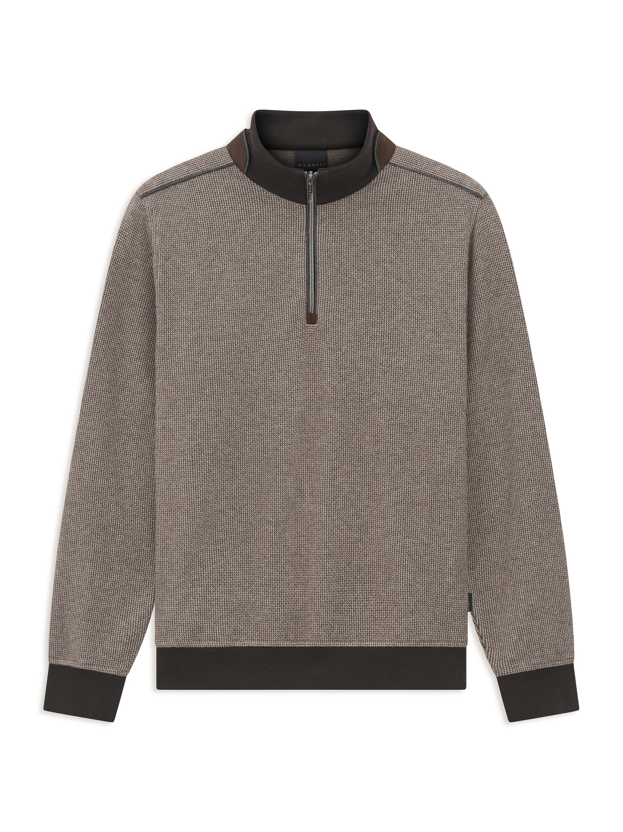 bugatti Troyer »Modern Fit« Modern Fit Baumwollmix Struktur