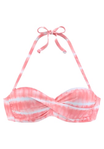 s.Oliver Bügel-Bikini-Top »Enja«, mit Batikdruck und Wickeloptik kaufen