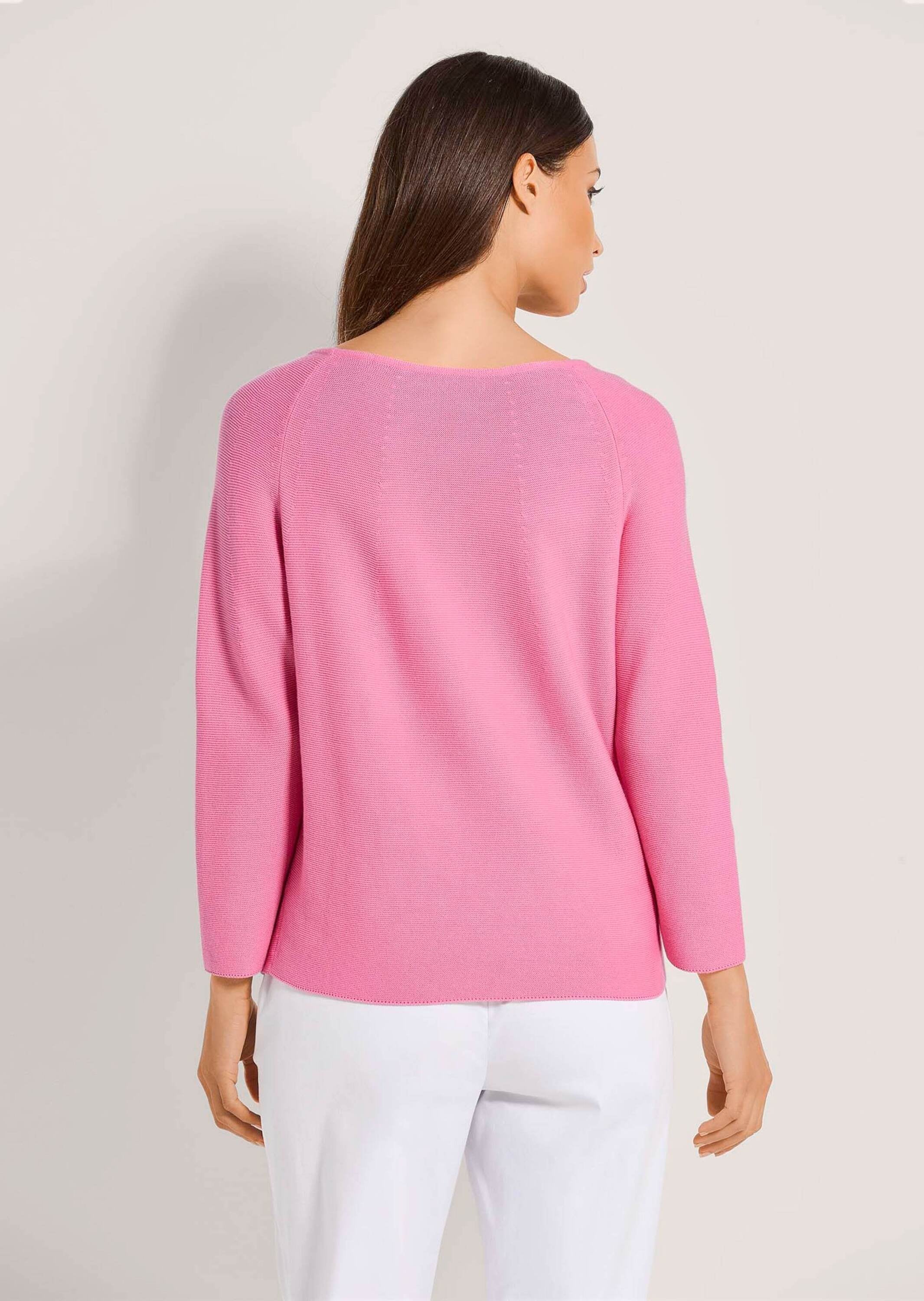 MADELEINE Longpullover »Pullover Pullover in modischer Kurzform«