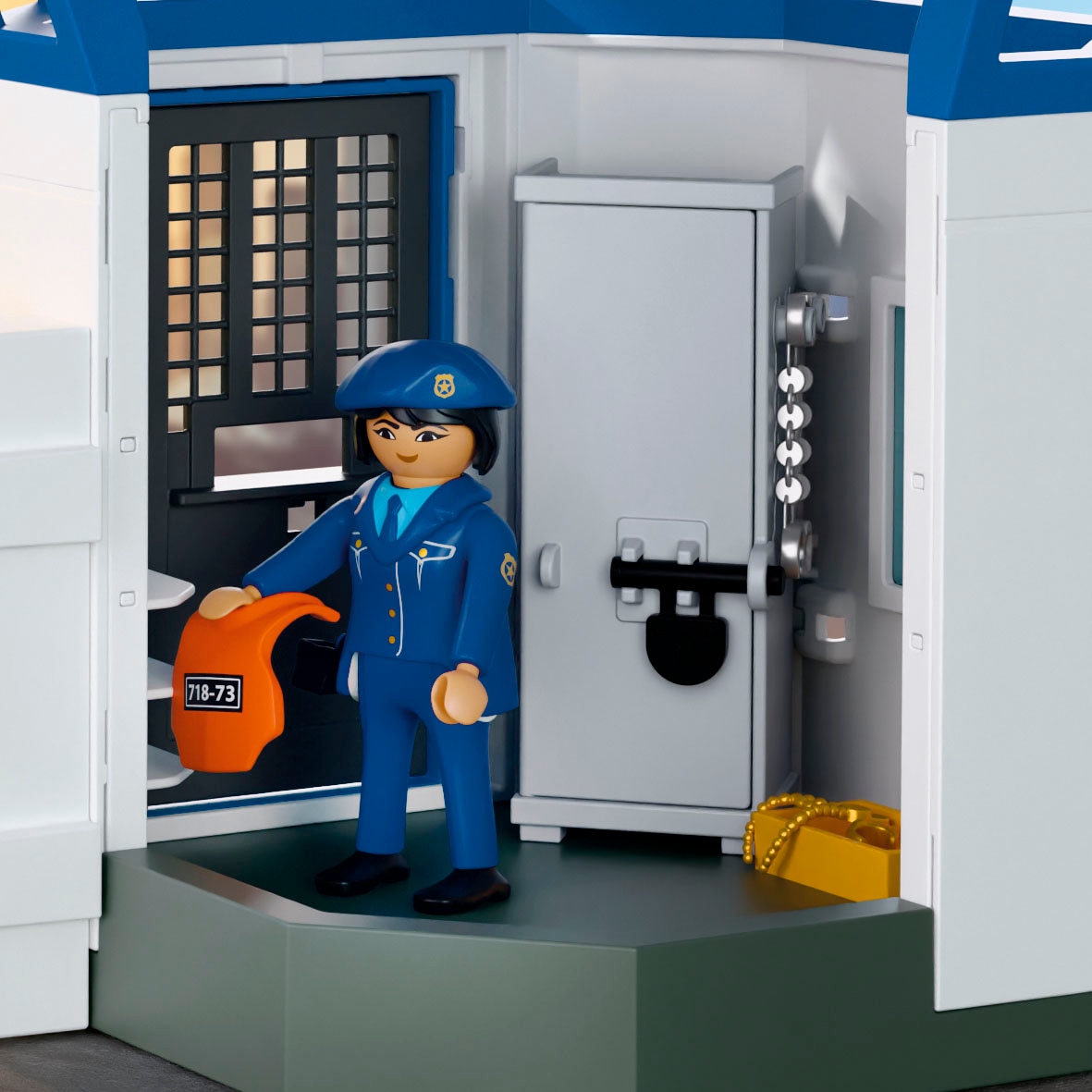 Playmobil® Konstruktions-Spielset »Polizei-Kommandozentrale (71873), Action Heroes«, (253 St.), Made in Europe