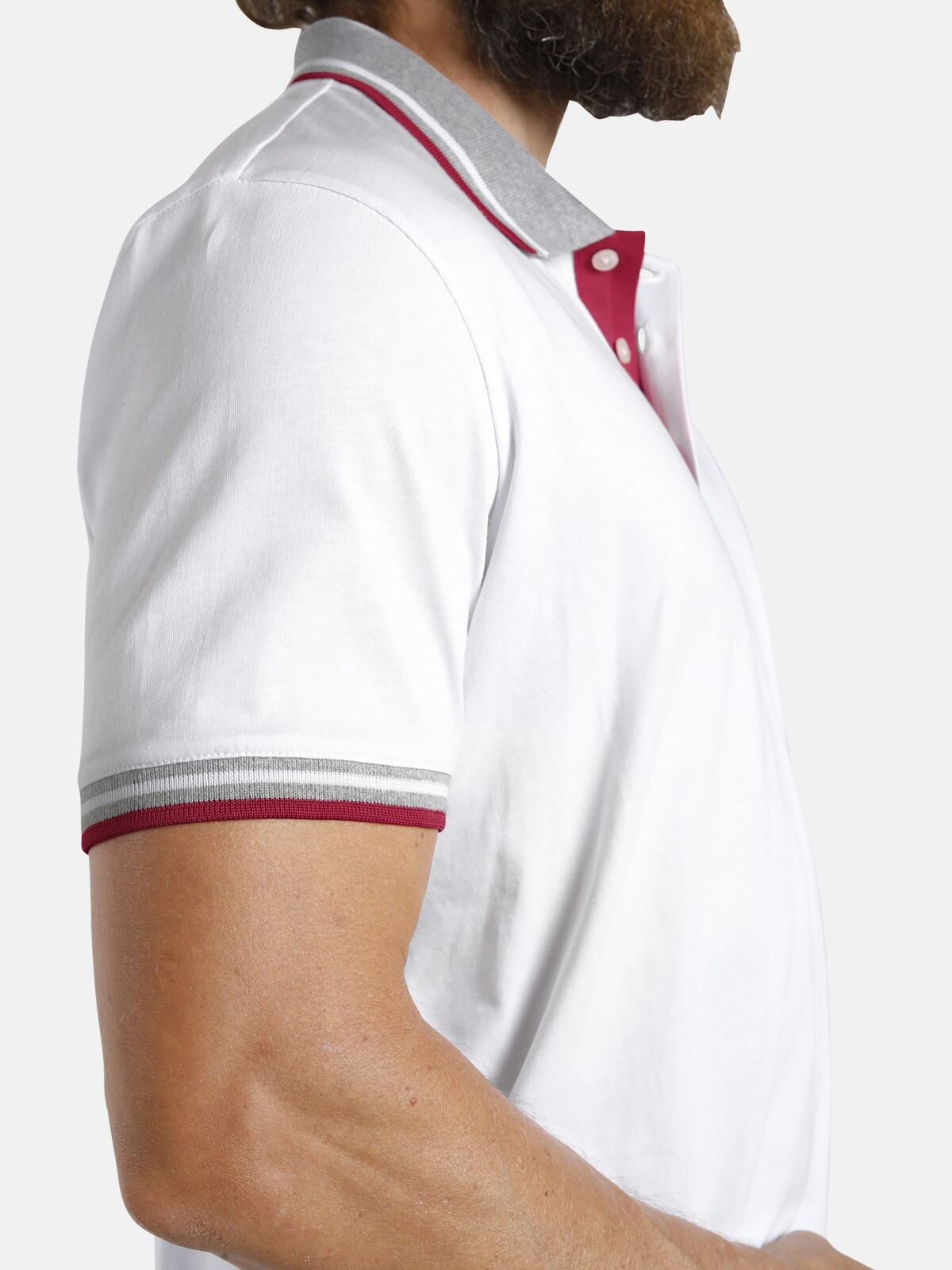 Jan Vanderstorm Poloshirt »Doppelpack Poloshirt JOHAN«, in zwei Designs (2er-Pack)