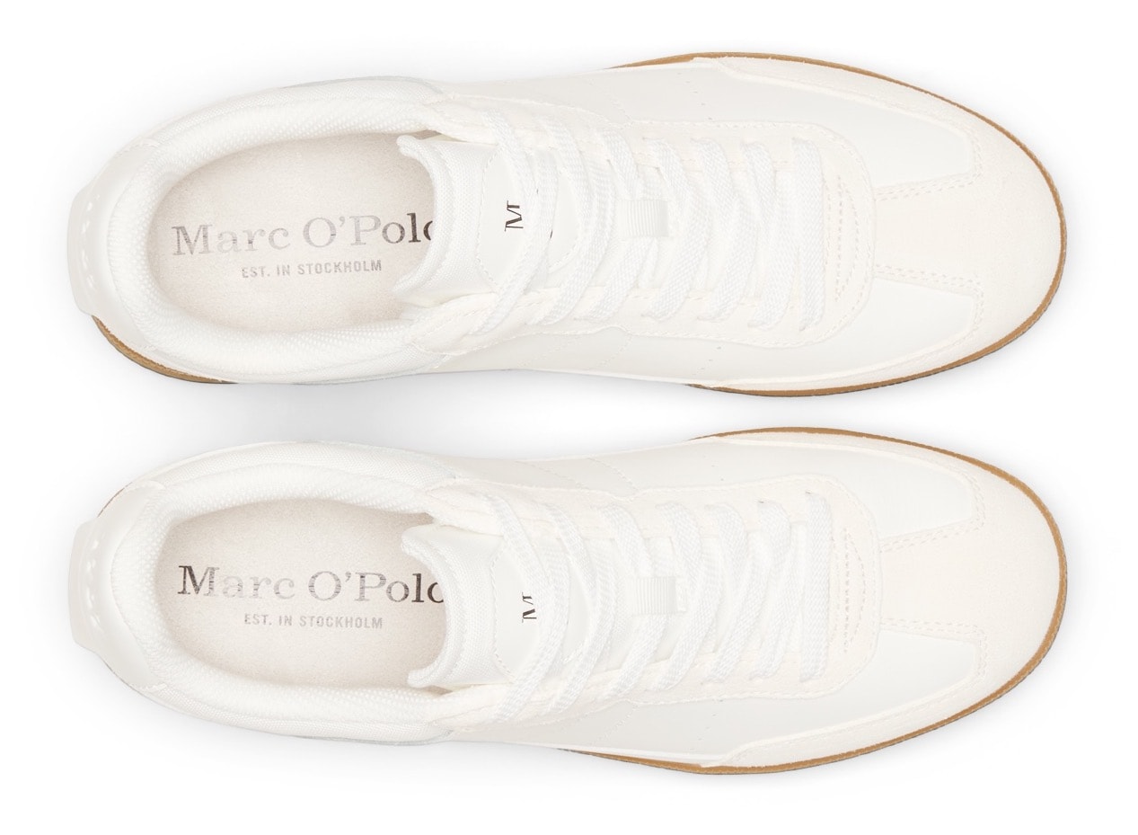 Marc O'Polo Sneaker »Charlie«  Schnürschuh, Halbschuh, Casual-Sneaker mit honigfarbener Laufsohle