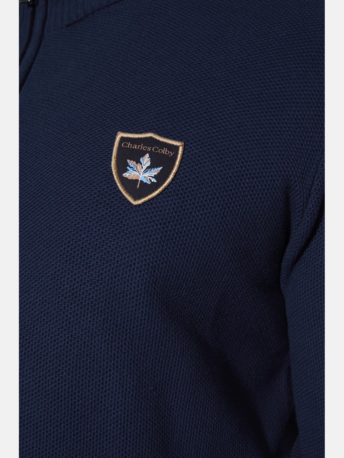 Charles Colby Strickjacke »Strickjacke DUKE THALARIC«, mit elastischem Saumbund
